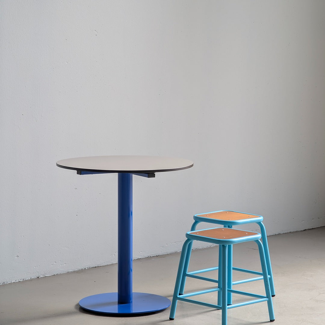 Architectural 'Reason' Steel Dining Table in Ocean Blue