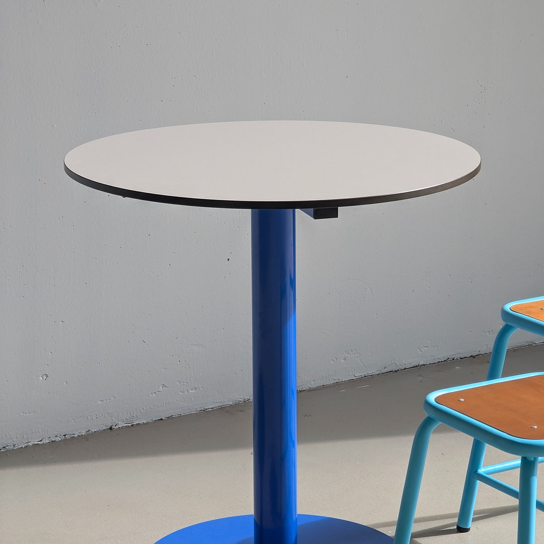 Architectural 'Reason' Steel Dining Table in Ocean Blue