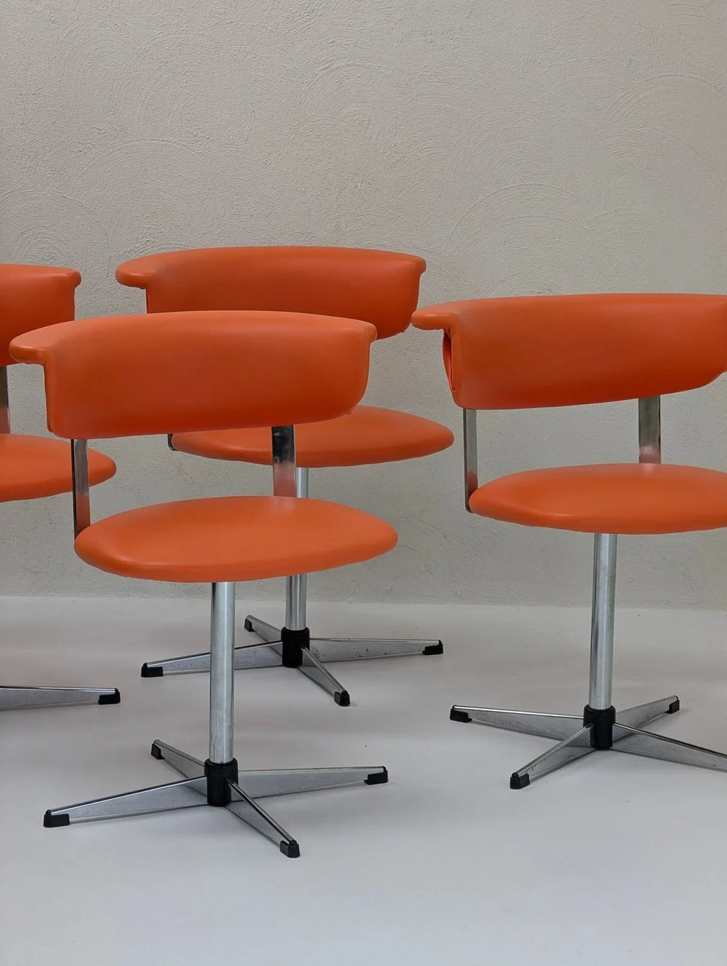 Kendall Swivel Dining Chairs, c1970 - Fox & Wedge