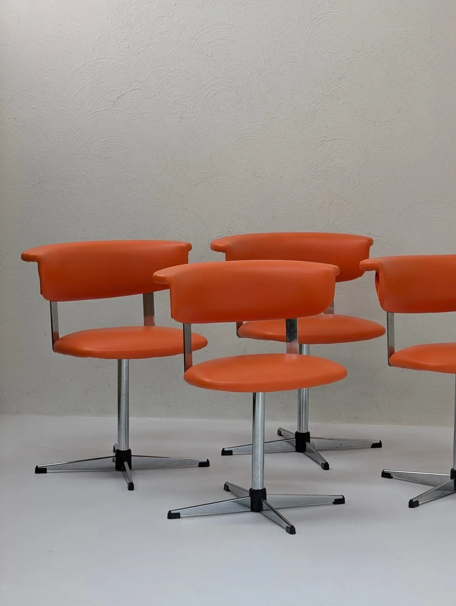 Kendall Swivel Dining Chairs, c1970 - Fox & Wedge