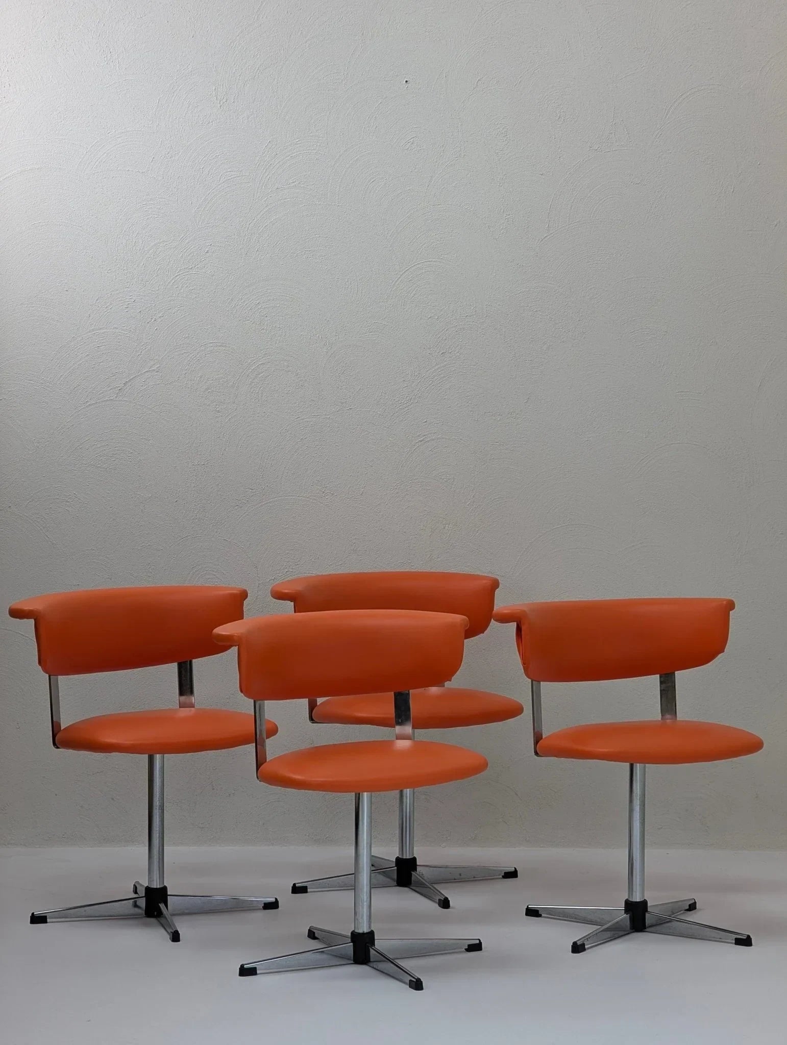 Kendall Swivel Dining Chairs, c1970 - Fox & Wedge