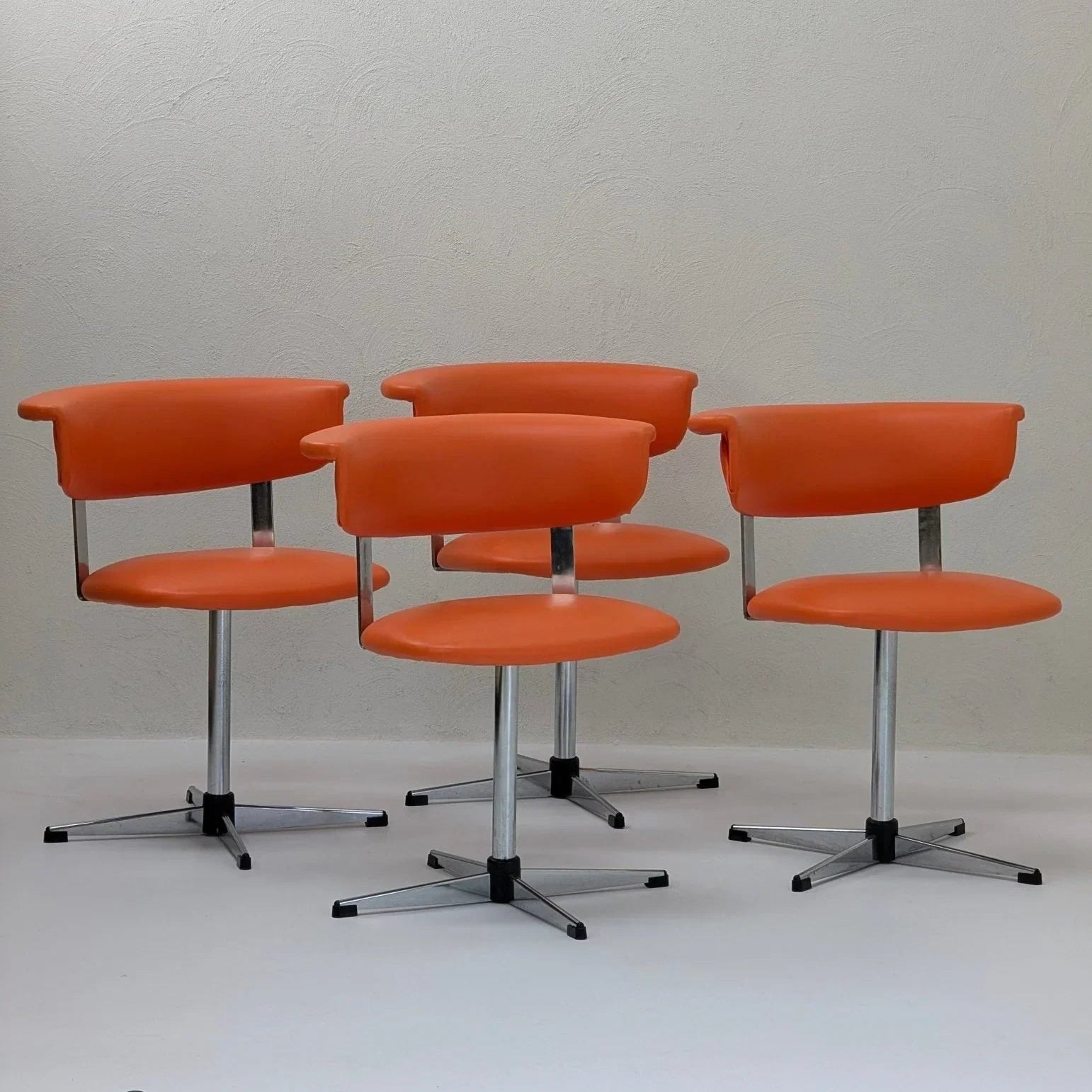 Kendall Swivel Dining Chairs, c1970 - Fox & Wedge
