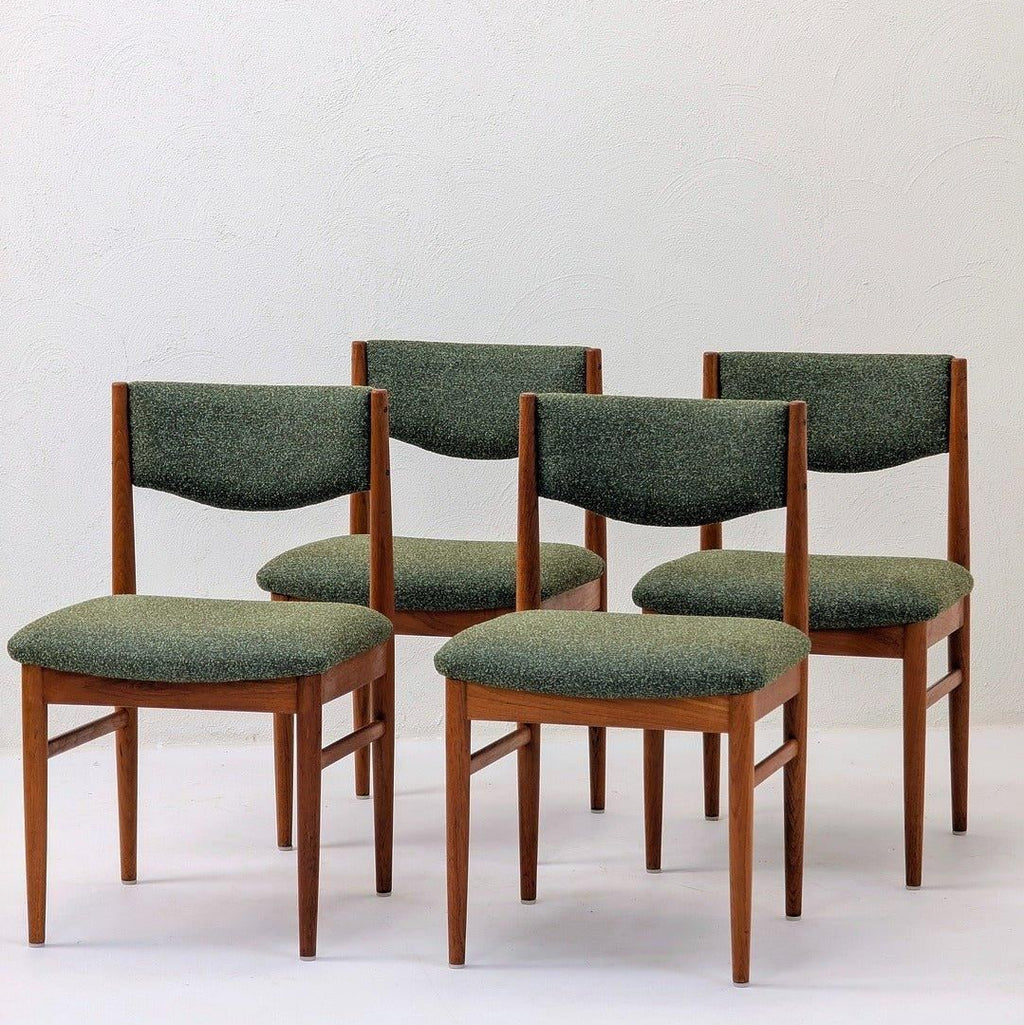 Mid - Century Parker Dining Chairs in Teak - Fox & Wedge