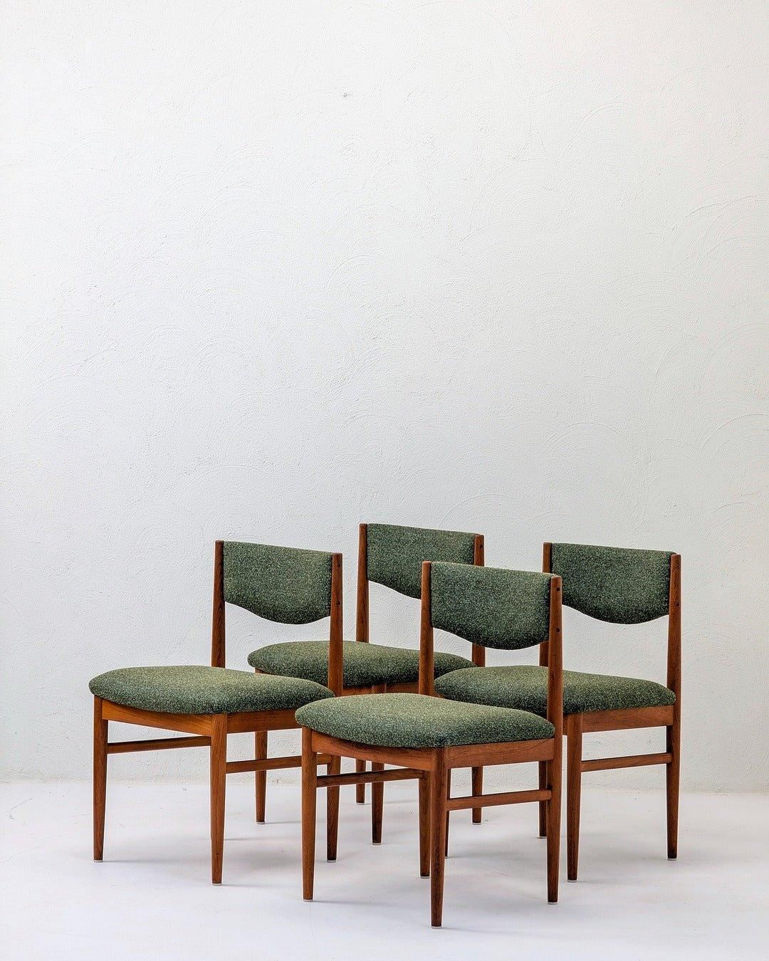 Mid - Century Parker Dining Chairs in Teak - Fox & Wedge
