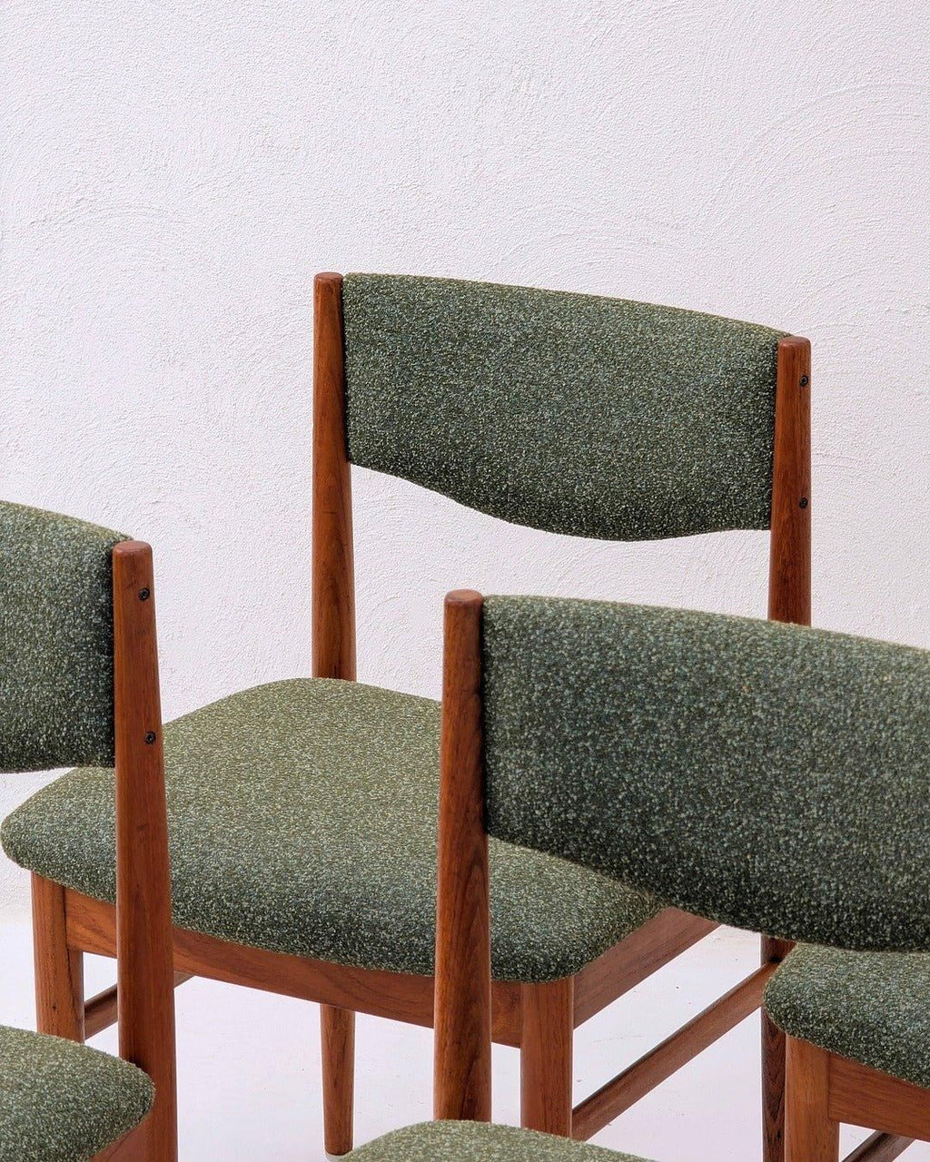 Mid - Century Parker Dining Chairs in Teak - Fox & Wedge