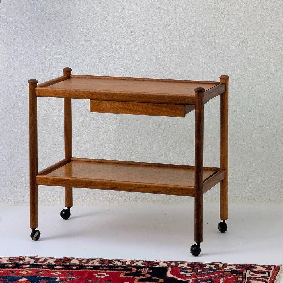 Parker 'Nordic 143' Bar Cart in Teak, c.1960