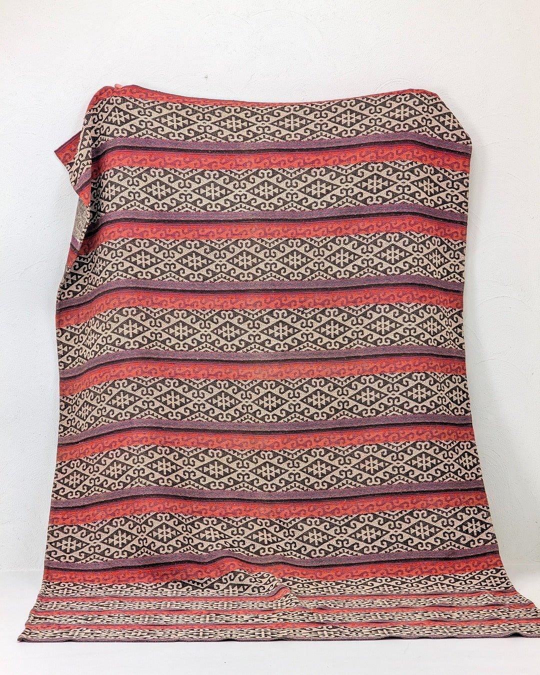 Monumental Vintage Persian Luri Tribal Kilim, c.1970 - Fox & Wedge