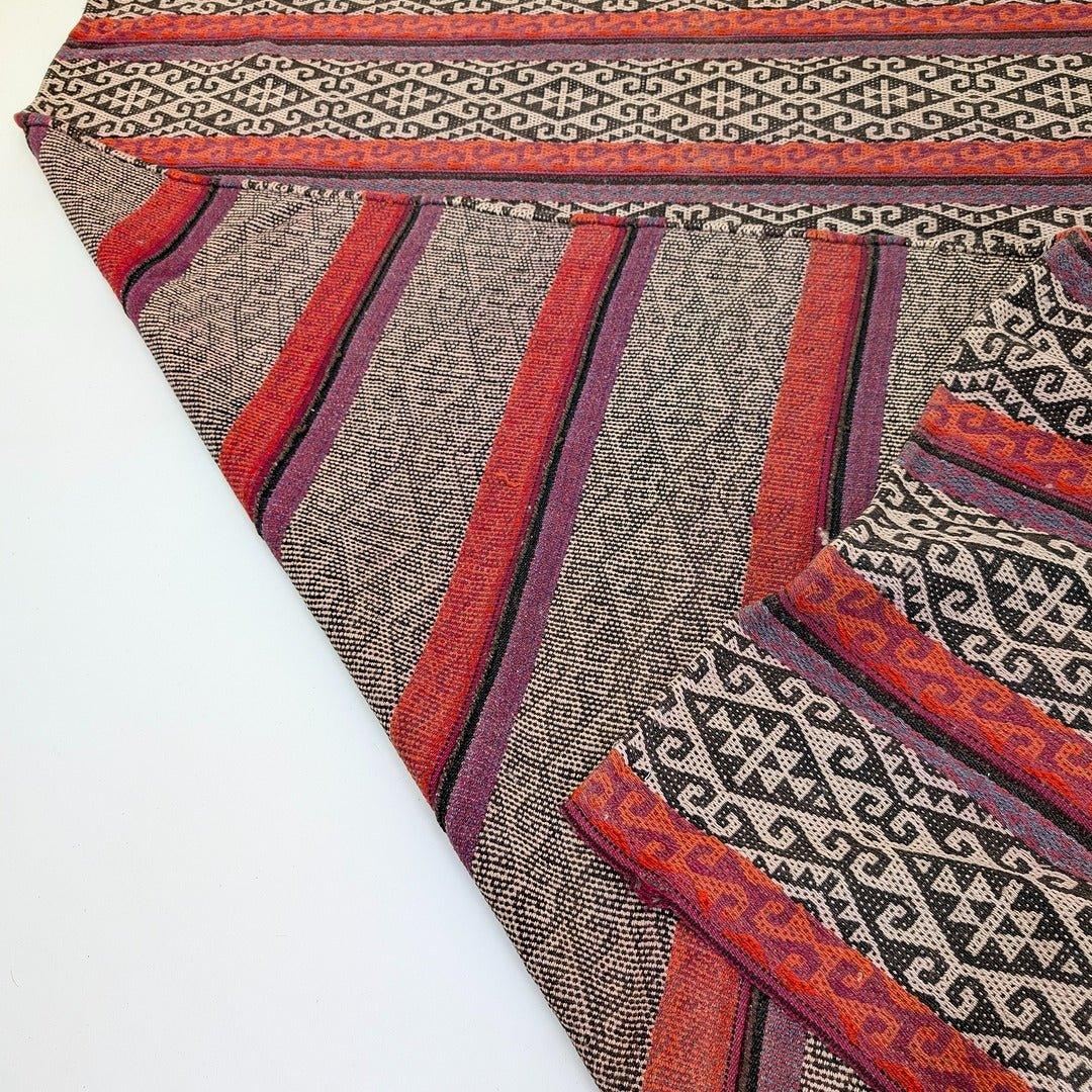 Monumental Vintage Persian Luri Tribal Kilim, c.1970 - Fox & Wedge