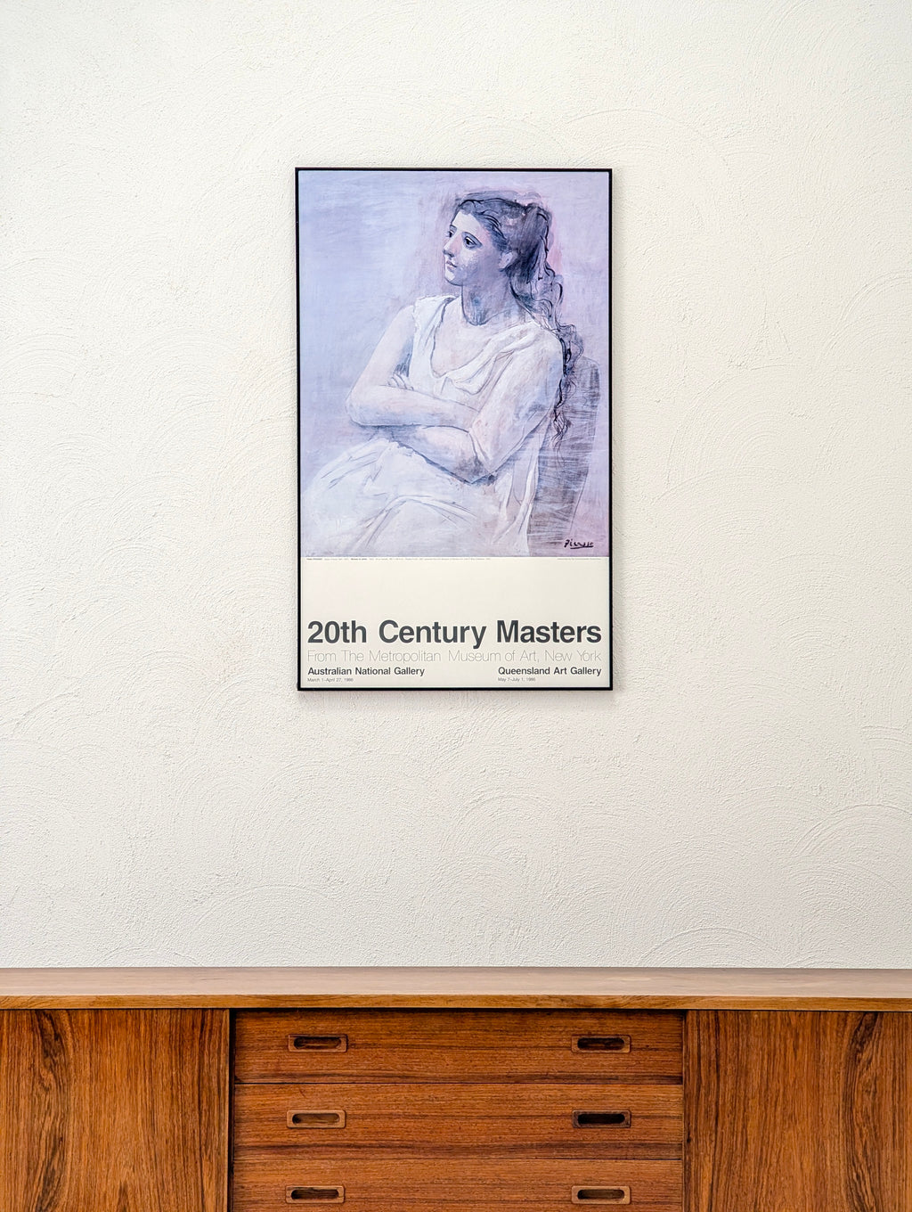 Picasso 20th Century Masters Original 1986 MET Exhibition Lithograph