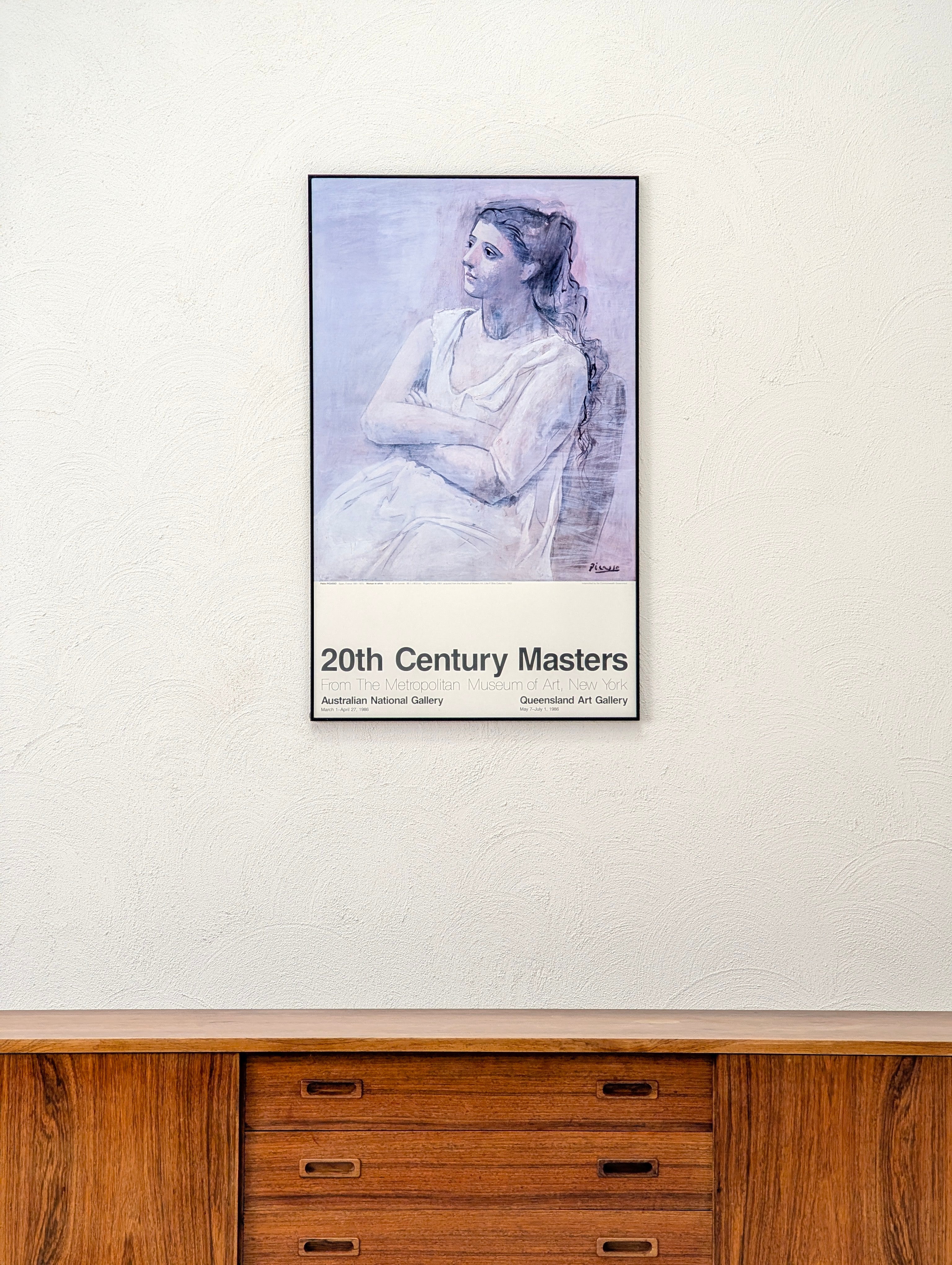 Picasso 20th Century Masters Original 1986 MET Exhibition Lithograph