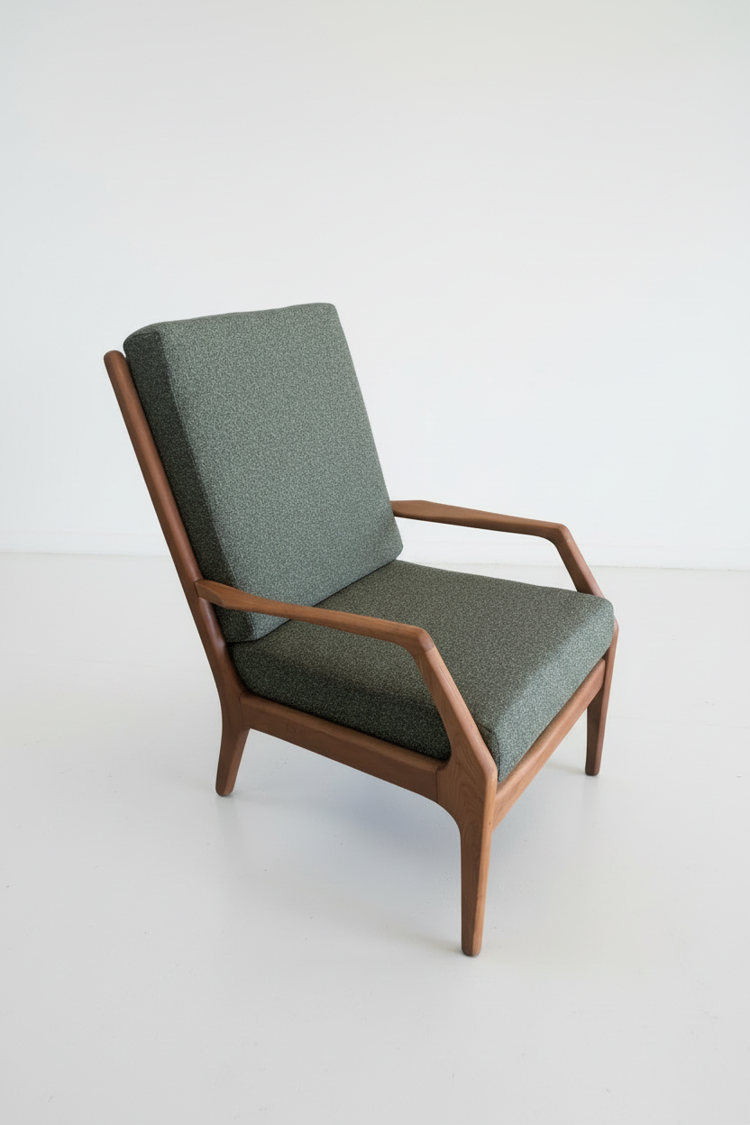 Mid-Century Modern Armchair by Van Treight
