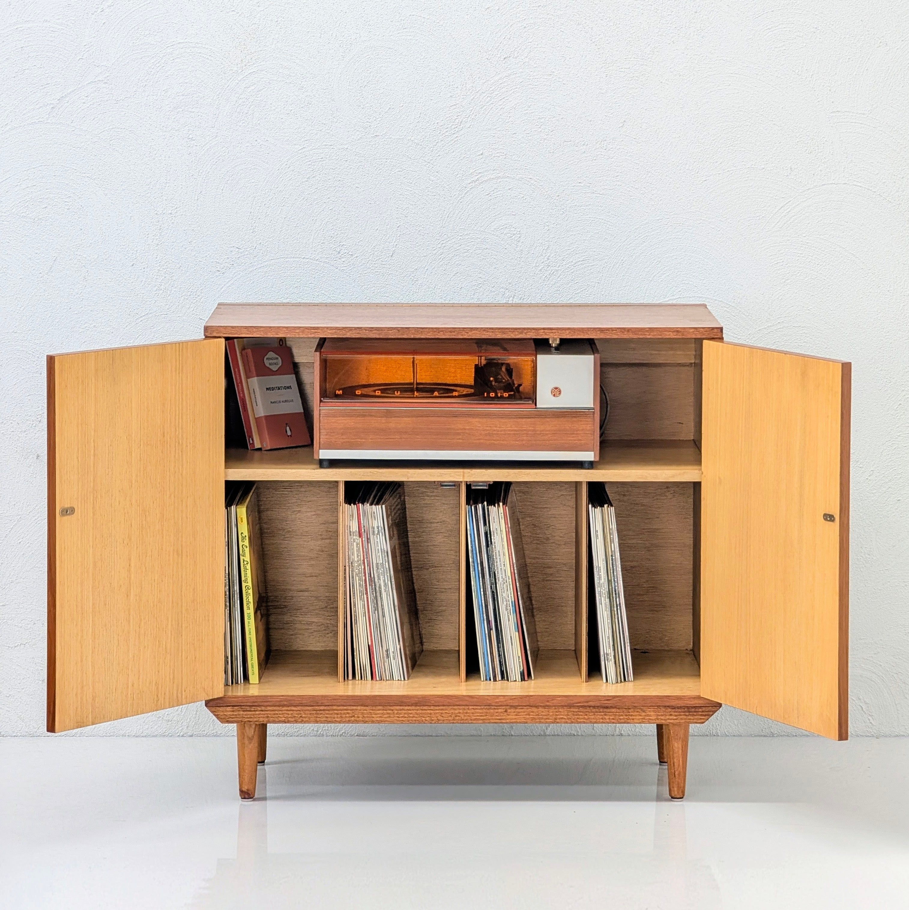 Mid-Century Modern Teak LP Cabinet