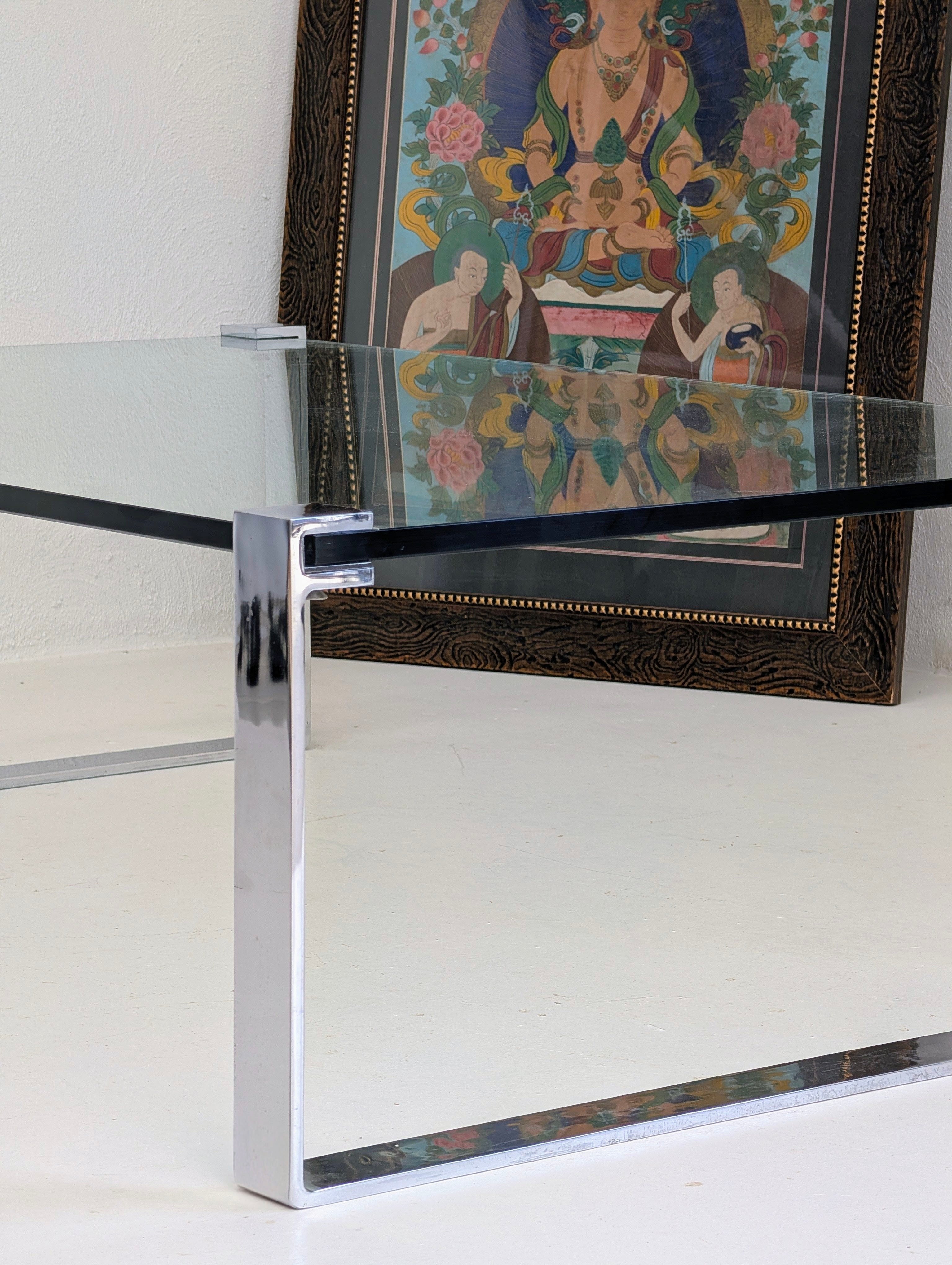 1968 Draenert 1022 Klassik Coffee Table by Peter Draenert | 20mm Polished Edge