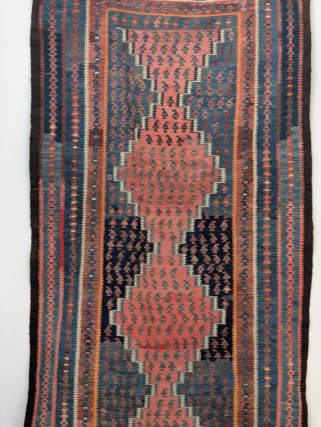 Vintage Cotton Kilim Runner