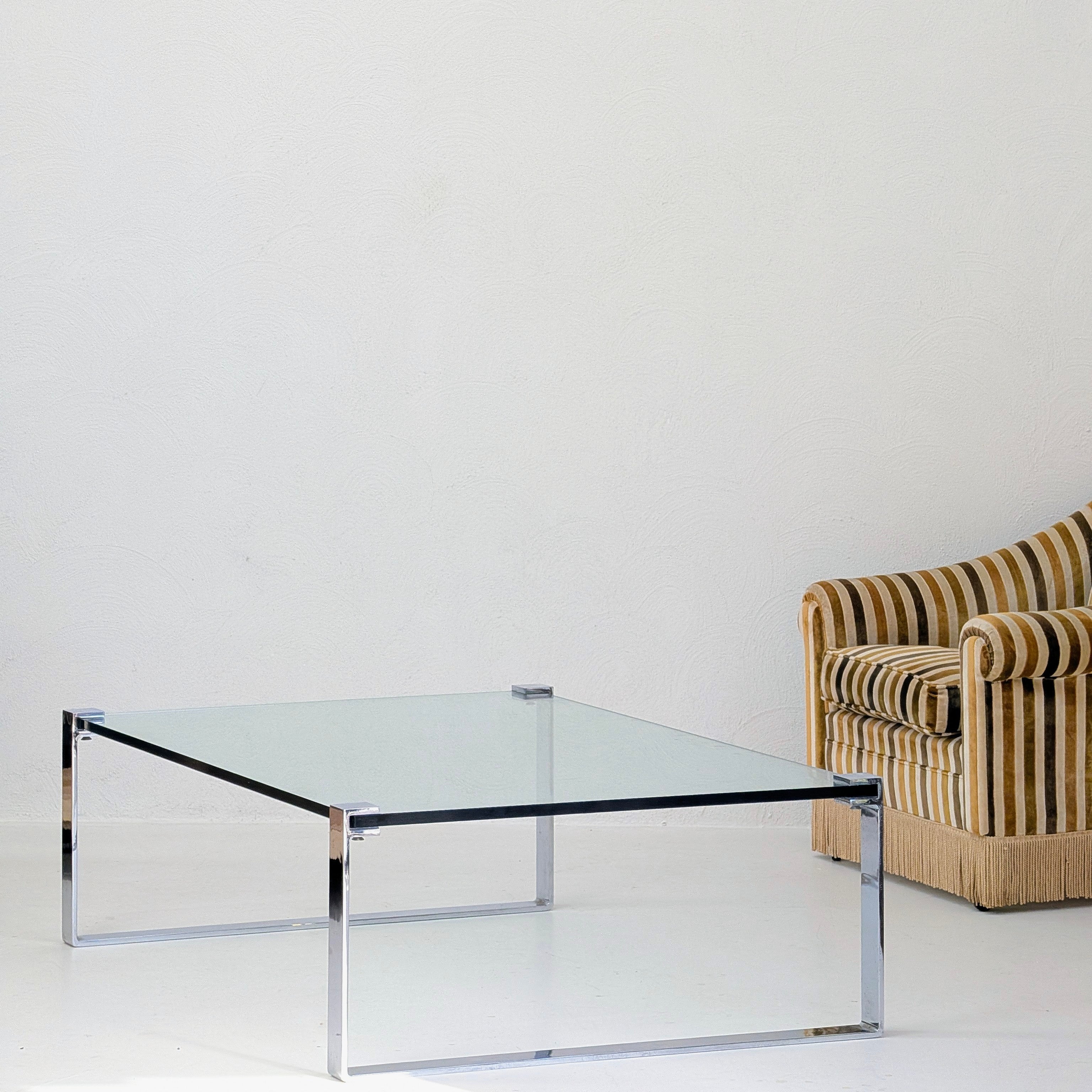 1968 Draenert 1022 Klassik Coffee Table by Peter Draenert | 20mm Polished Edge