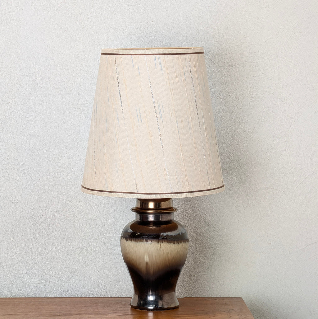 Vintage Ellis Ceramics Metallic Ombre Table Lamp