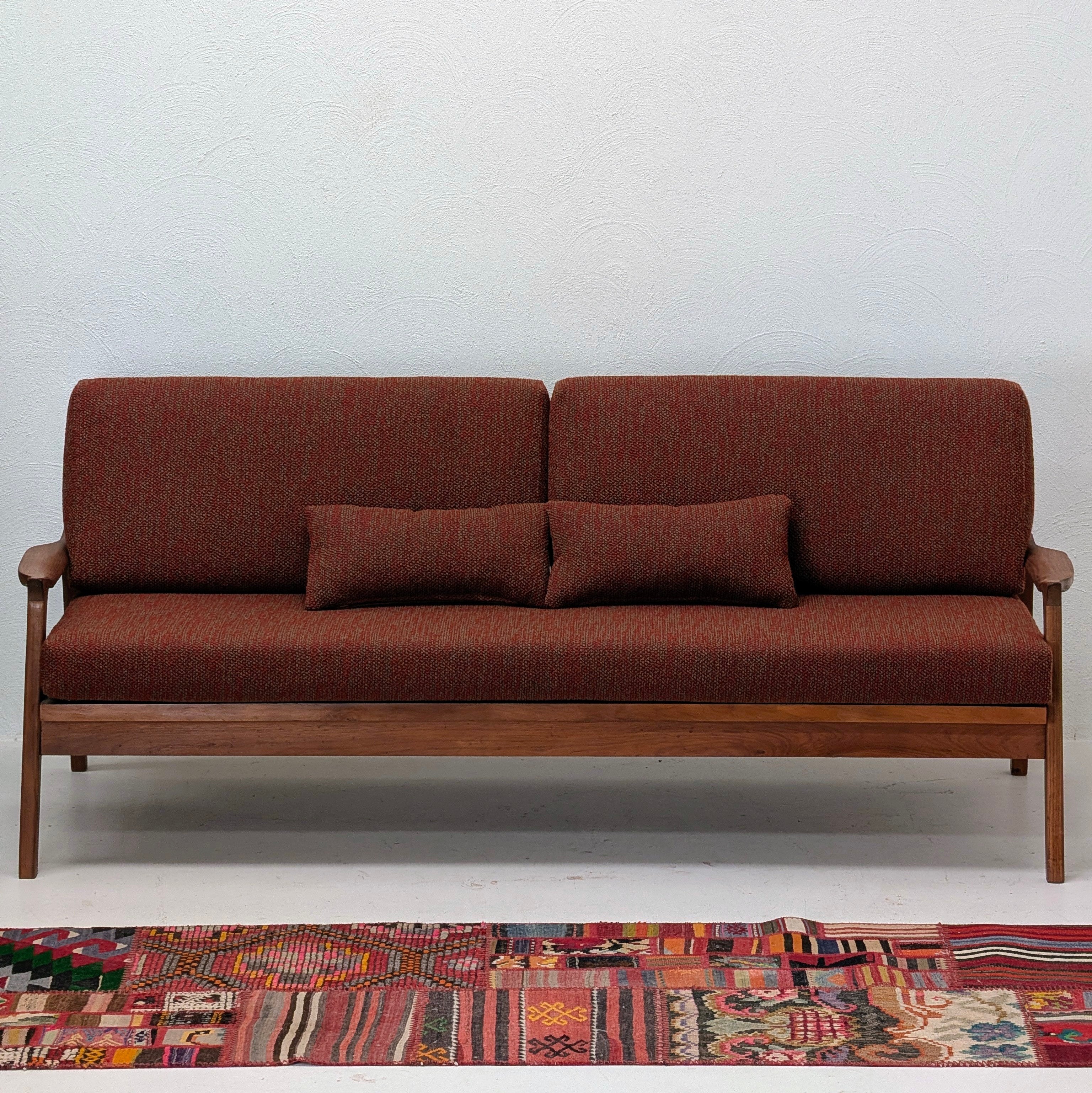 Fler Norsk D-71 'Surfboard Back' Three Seater Sofa