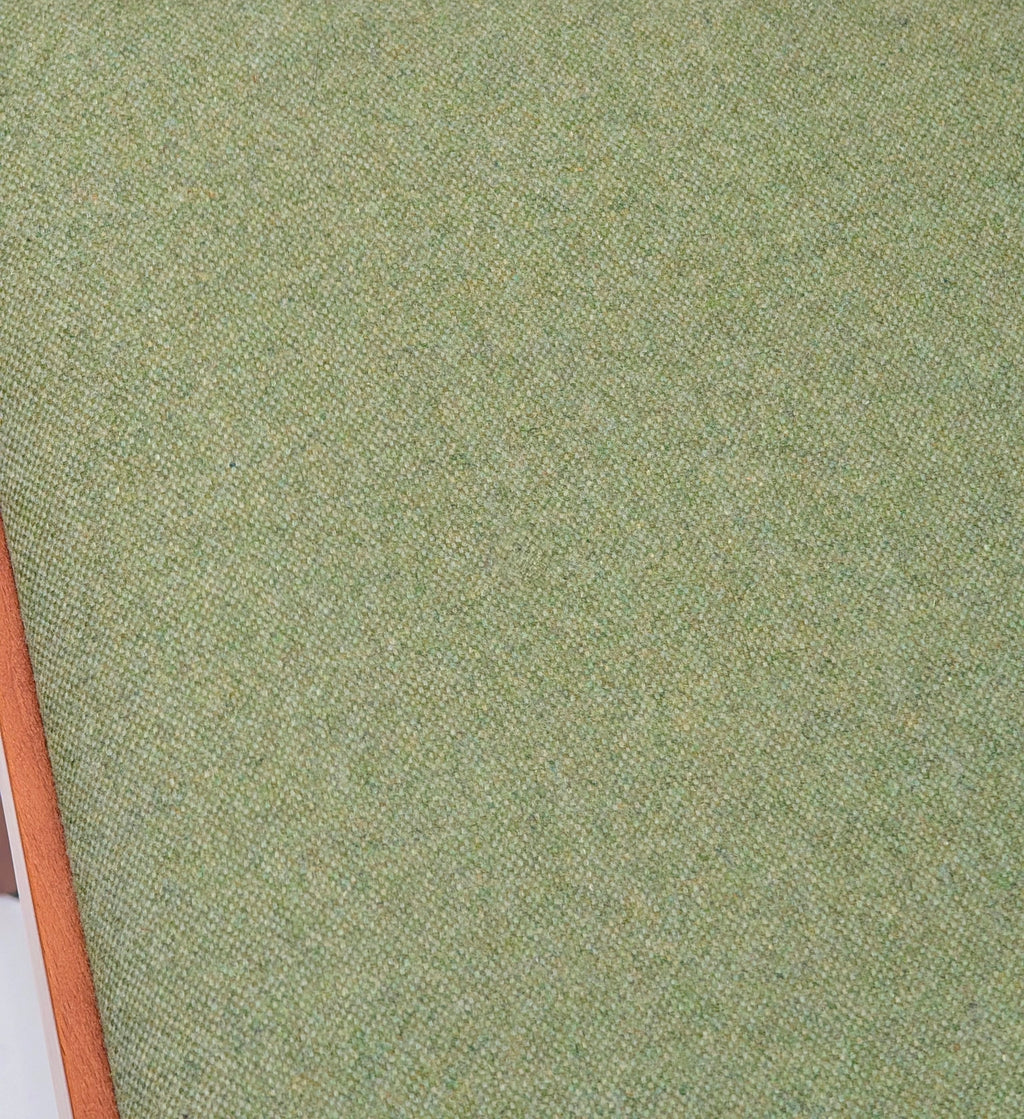 Set of 6 High-Back Dining Chairs – Newly Upholstered in Warwick ‘Wasabi’