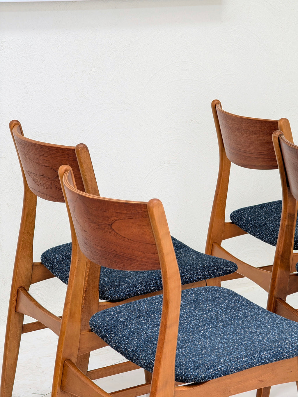 Restored Danish Teak & Oak Dining Chair | MCM c1960s