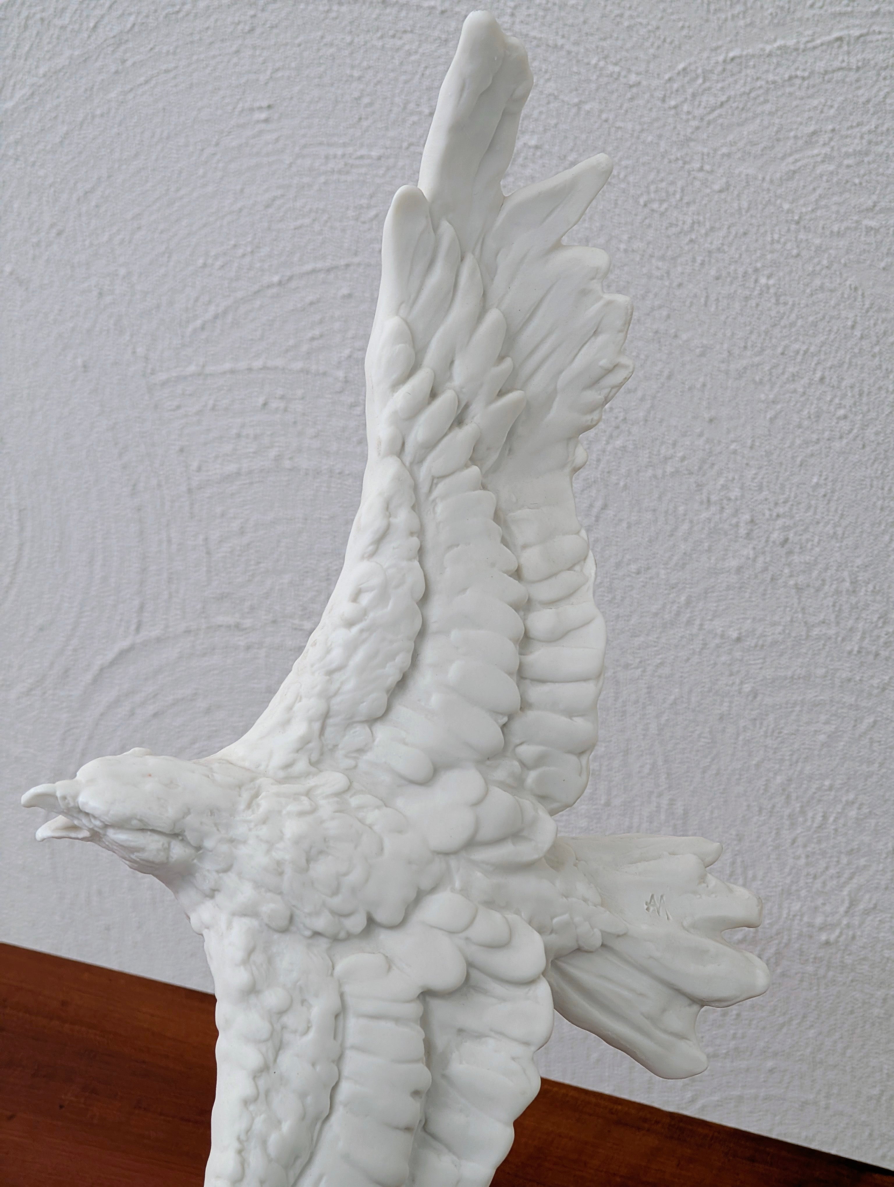 Royal Doulton "Millennium 2000" Parian Porcelain Eagle in Flight - Limited Edition #25