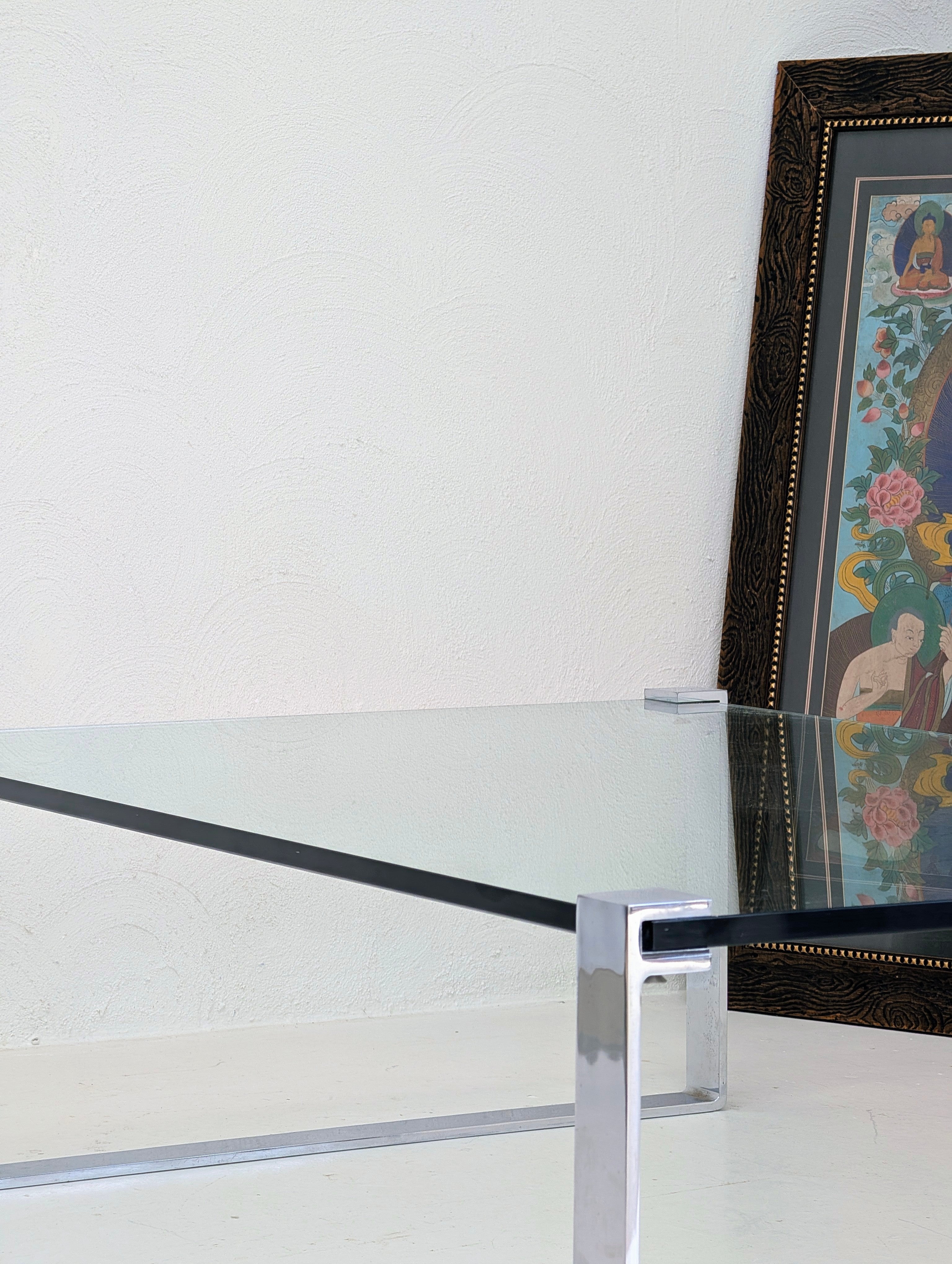 1968 Draenert 1022 Klassik Coffee Table by Peter Draenert | 20mm Polished Edge