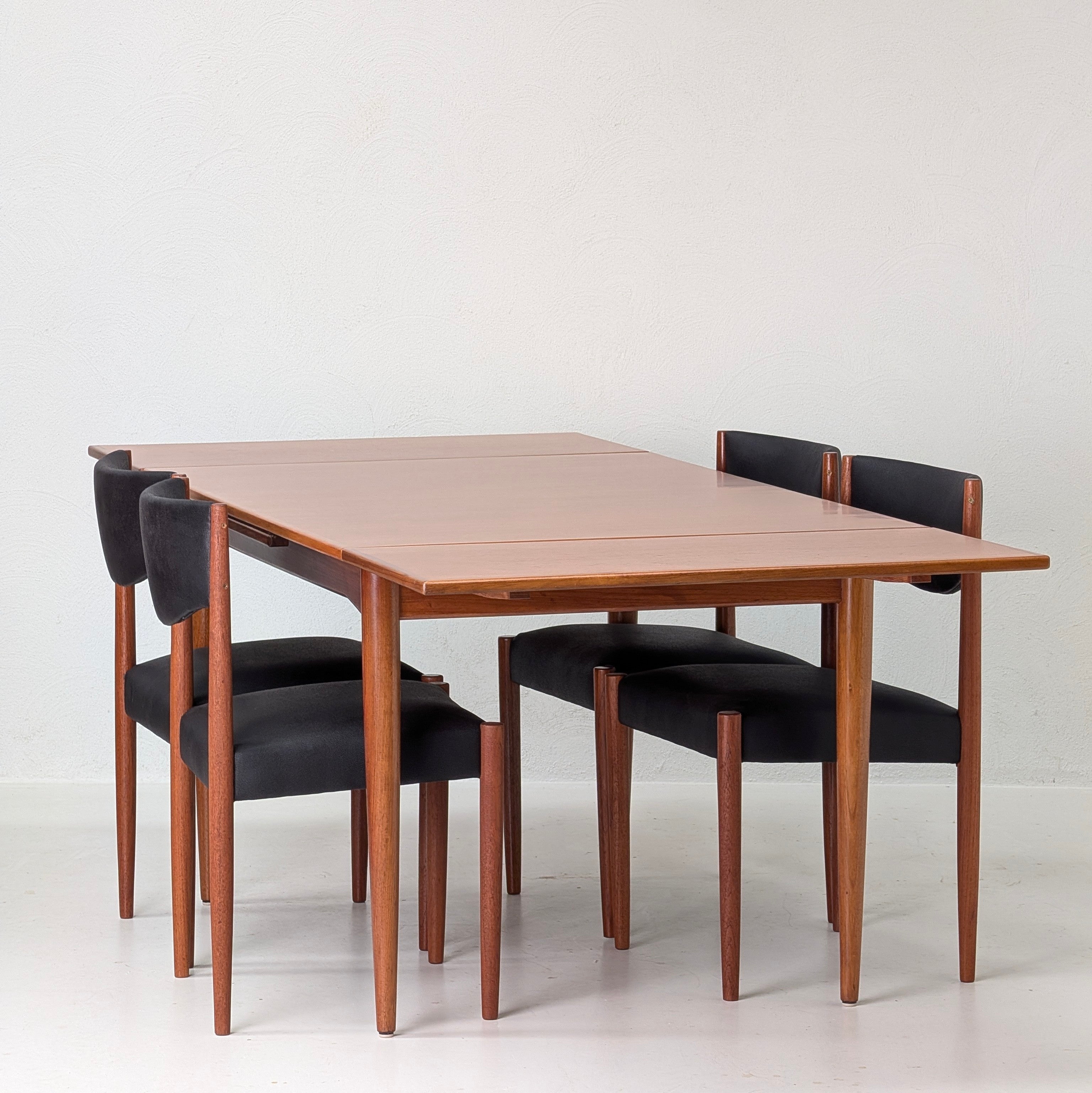 Restored Parker 'Nordic' Extension Dining Table in Teak