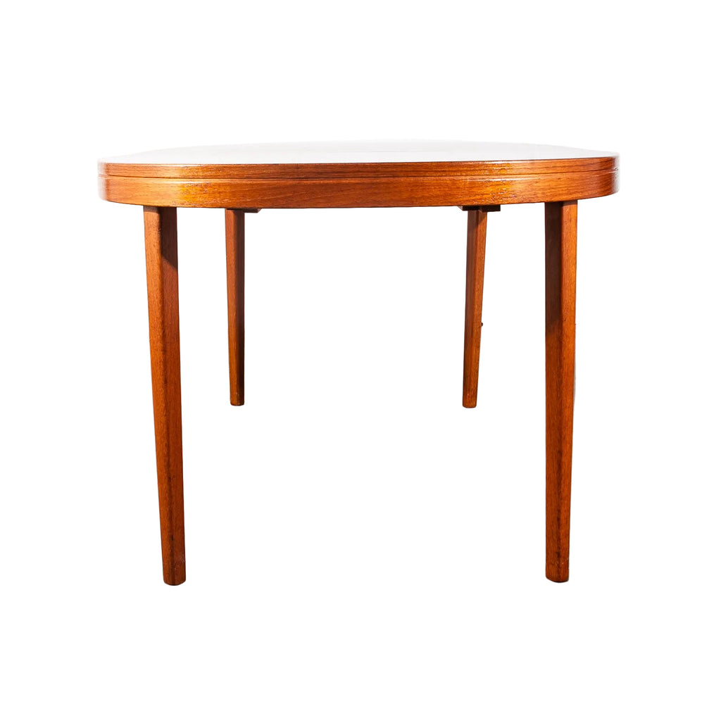 Restored Mid-Century Modern Swedish Teak Extension Table by Skaraborgs (c. 1960s)