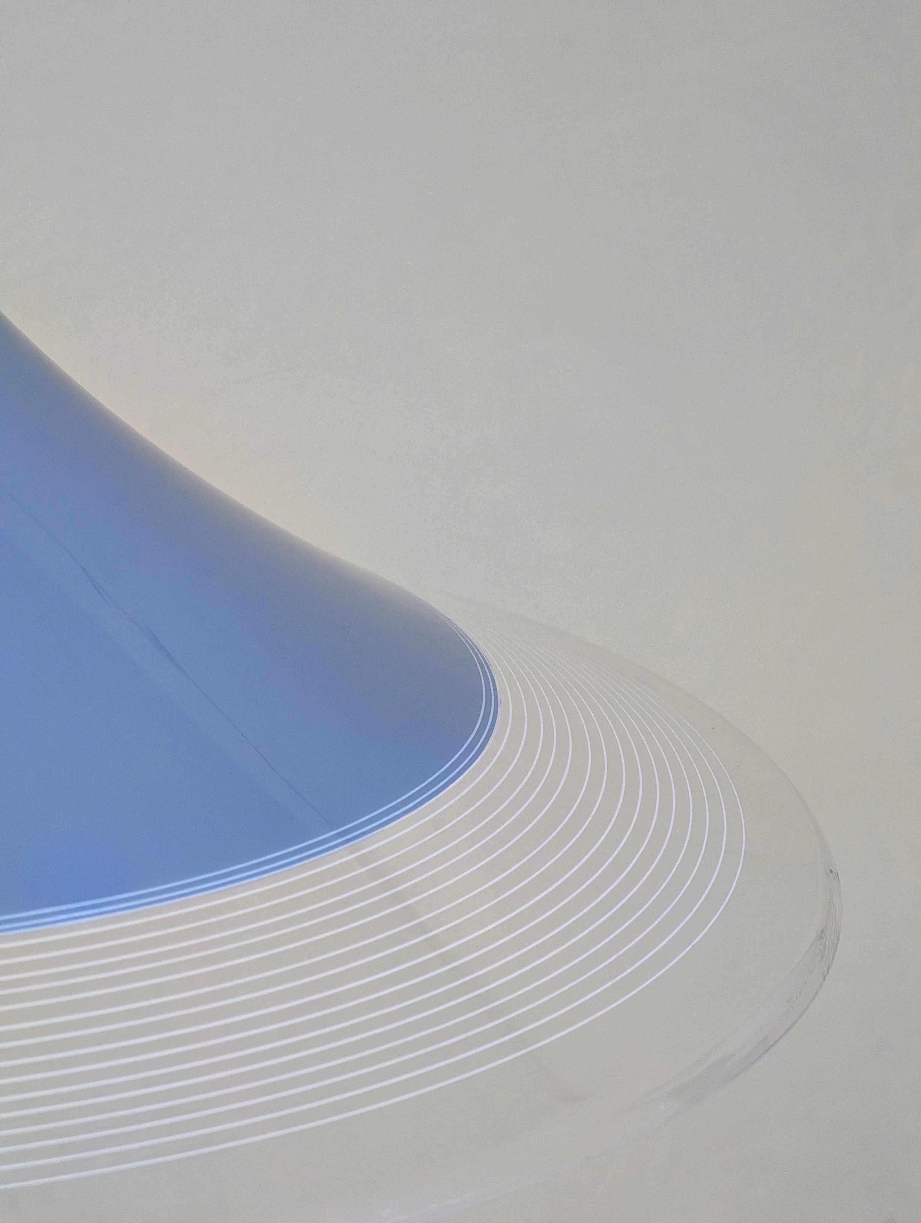 Meblo for Harvey Guzzini Blue 'Albatross' Pendant Light