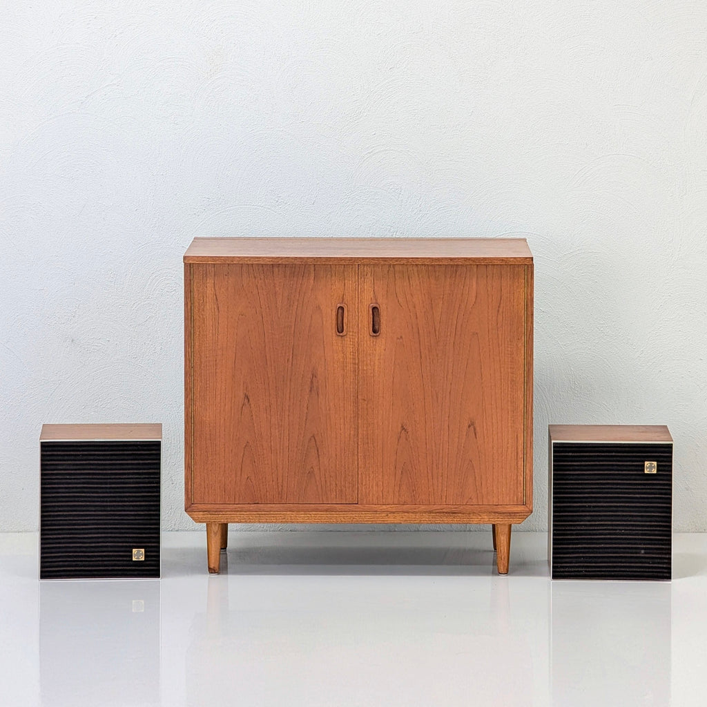 Mid-Century Modern Teak LP Cabinet