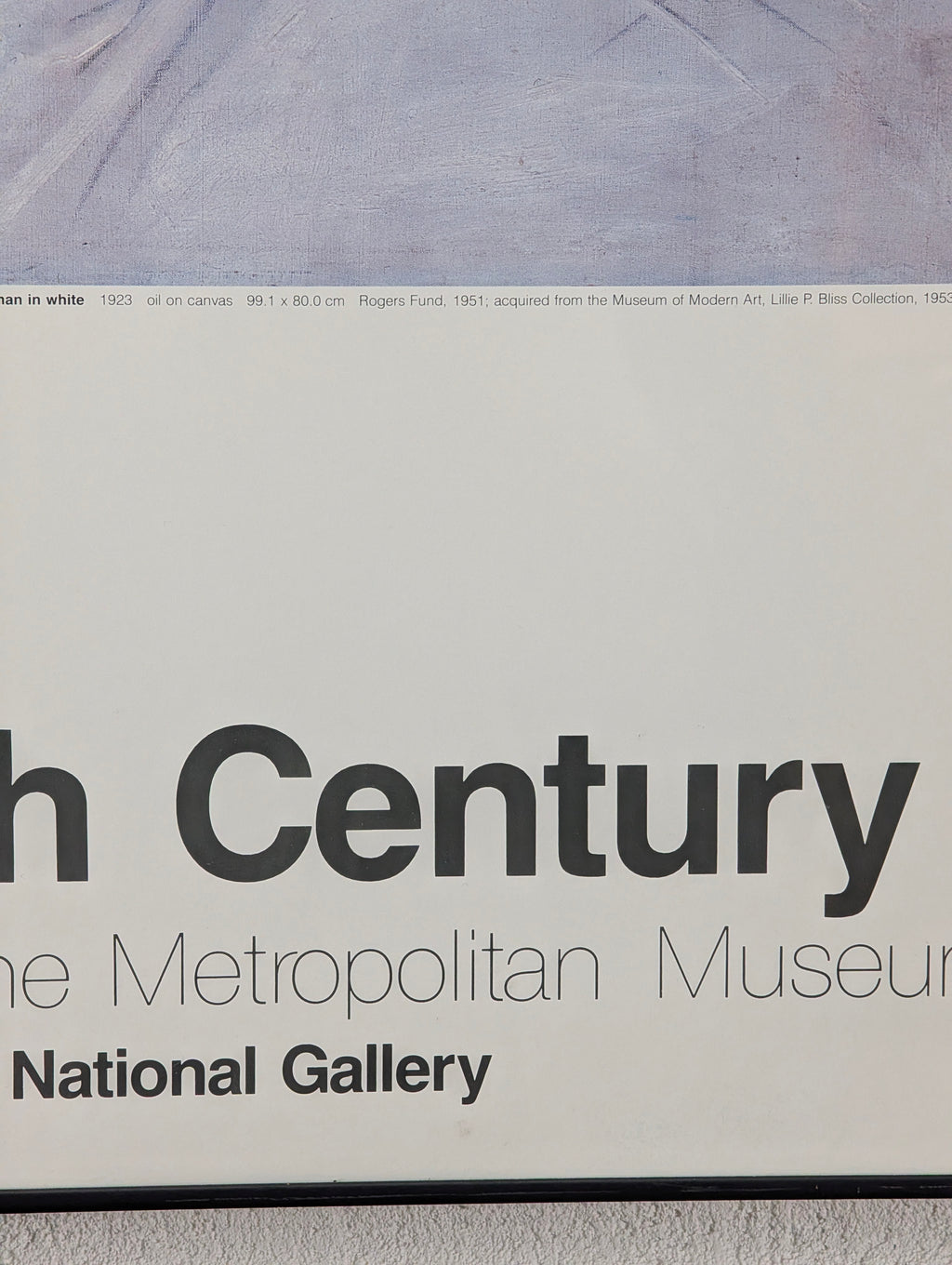 Picasso 20th Century Masters Original 1986 MET Exhibition Lithograph