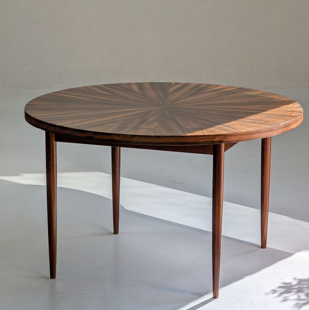 Starburst Dining Table in Queensland Walnut, c. 1960