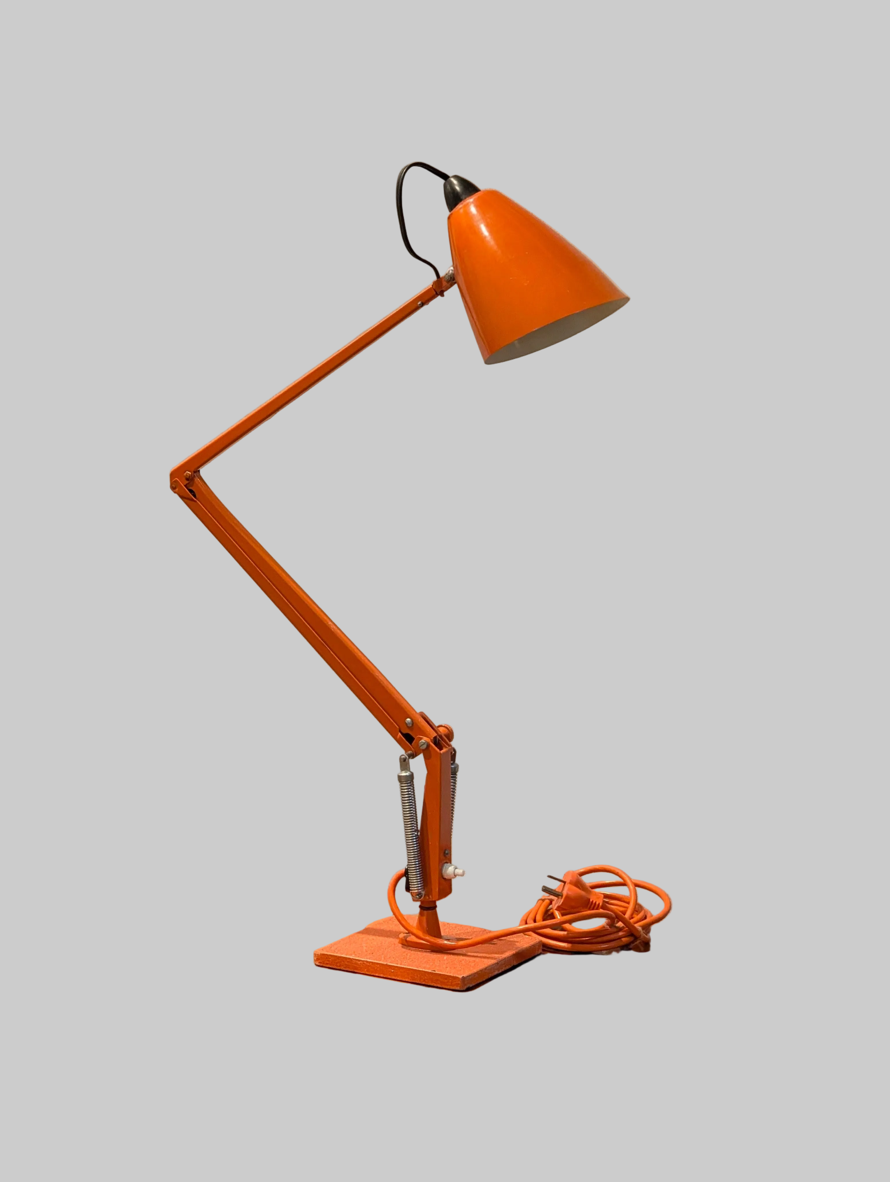 Retro Orange 'Studio K' Task Lamp by Planet Lighting
