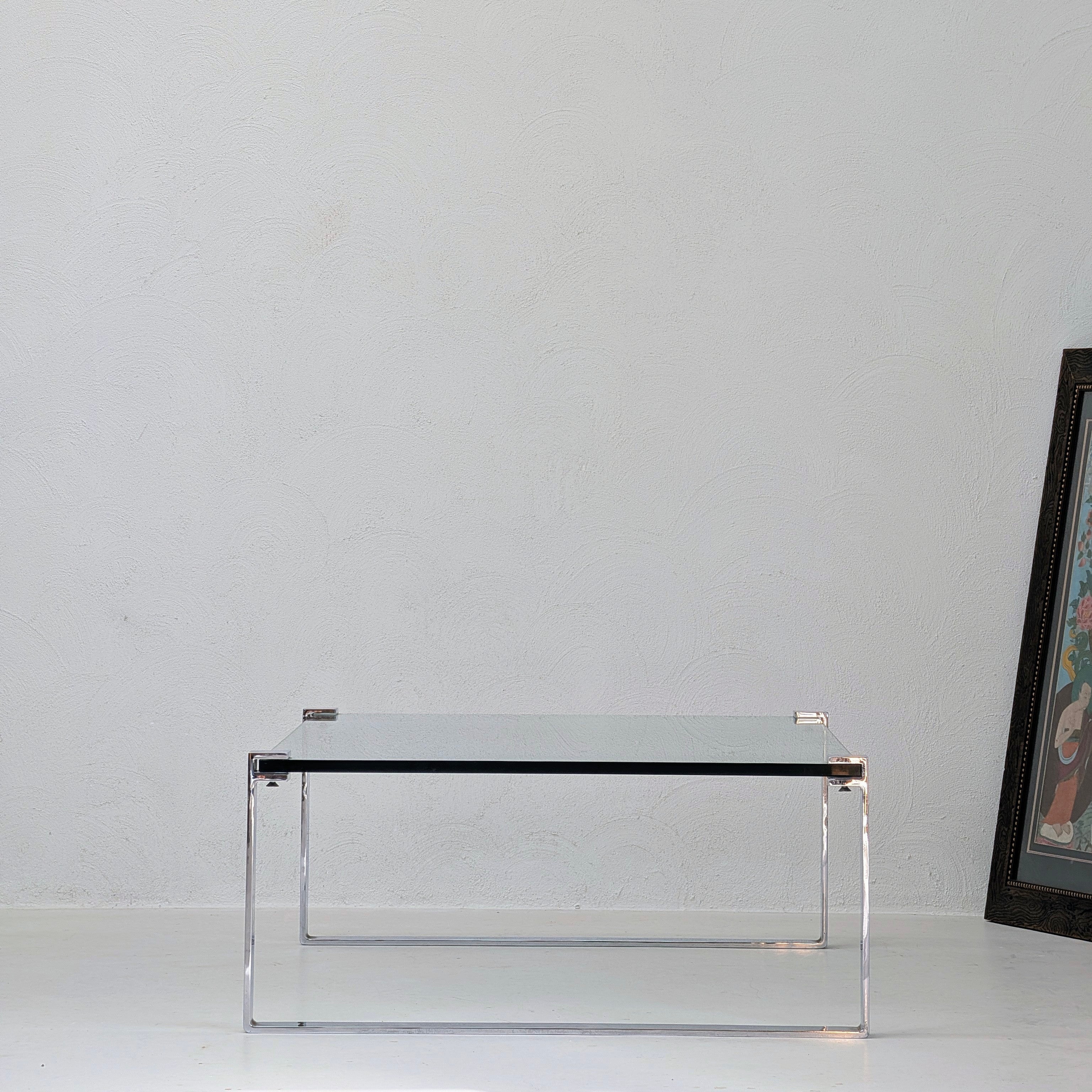 1968 Draenert 1022 Klassik Coffee Table by Peter Draenert | 20mm Polished Edge