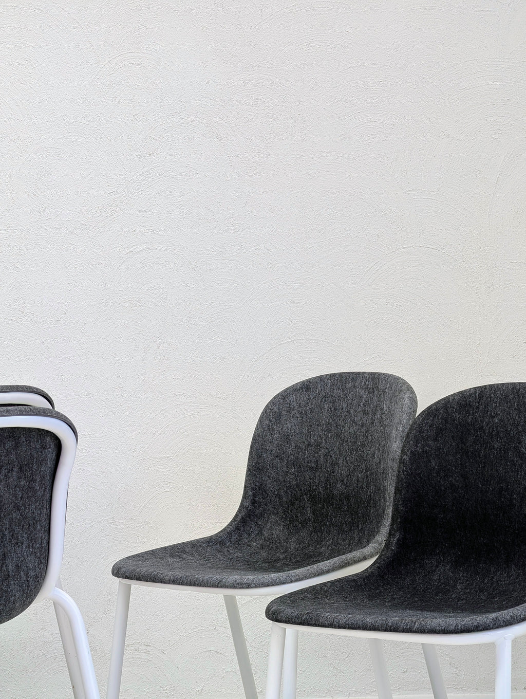 De Vorm LJ2 PET Felt Stacking Chairs