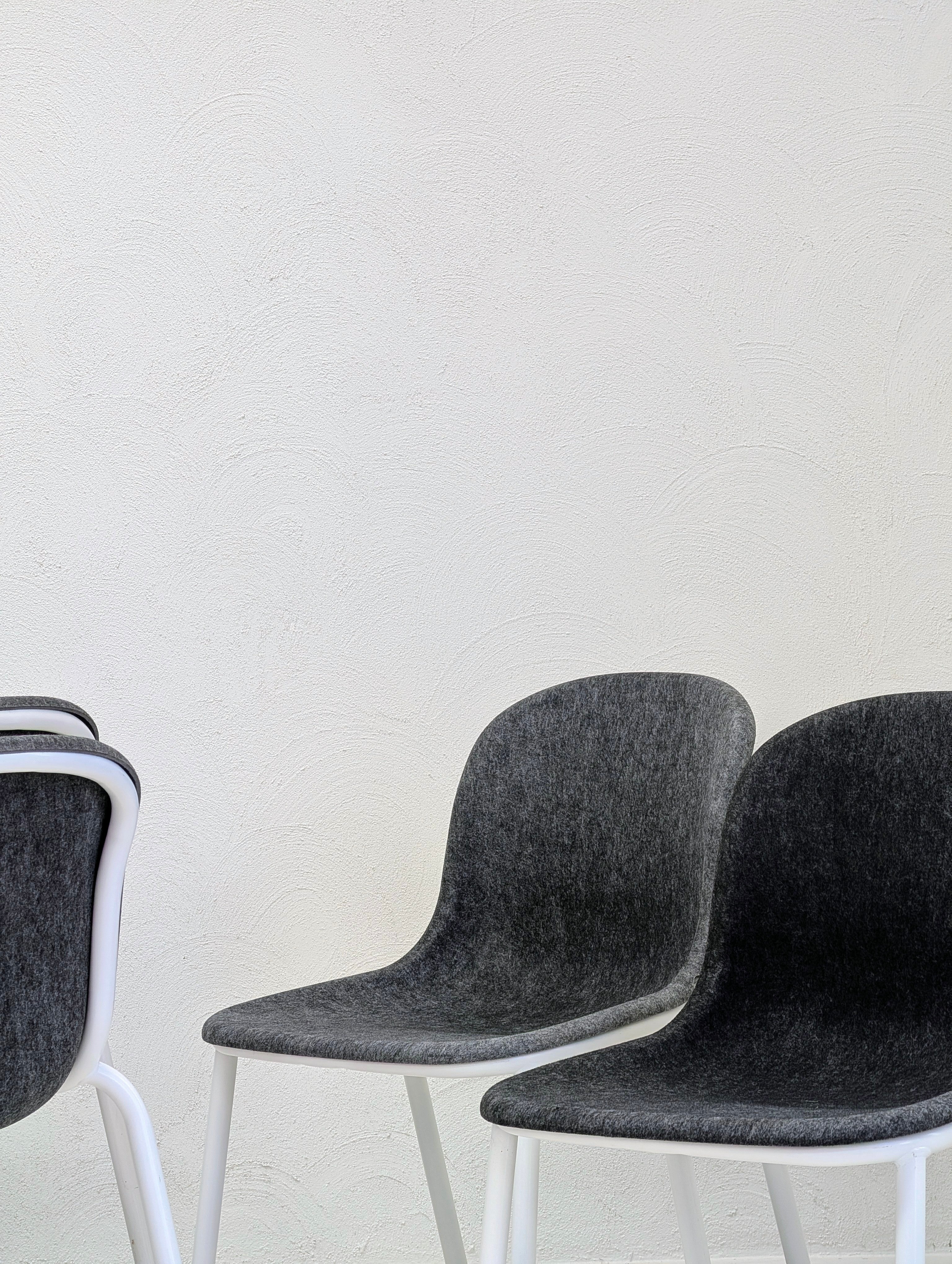 De Vorm LJ2 PET Felt Stacking Chairs