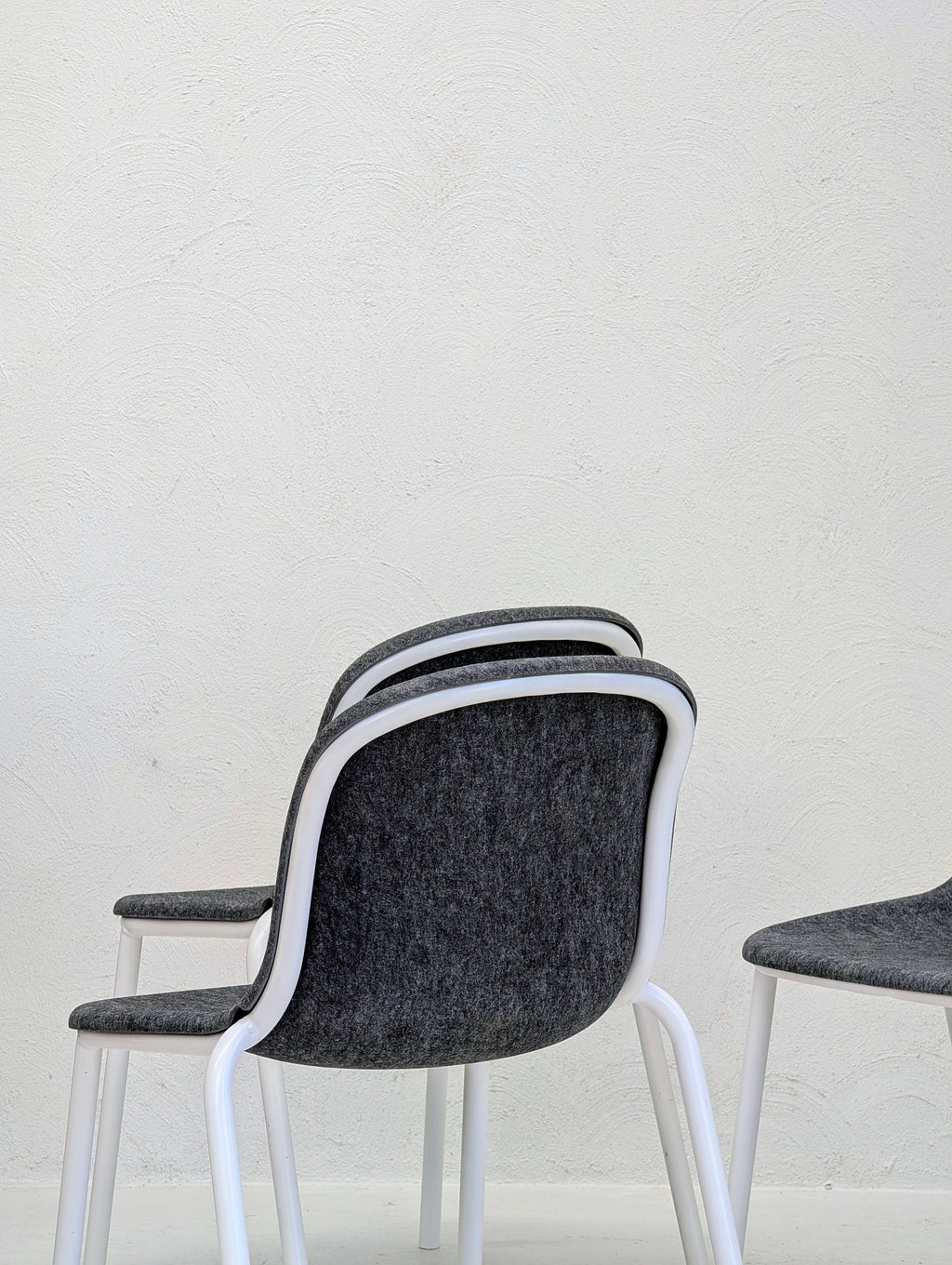 De Vorm LJ2 PET Felt Stacking Chairs