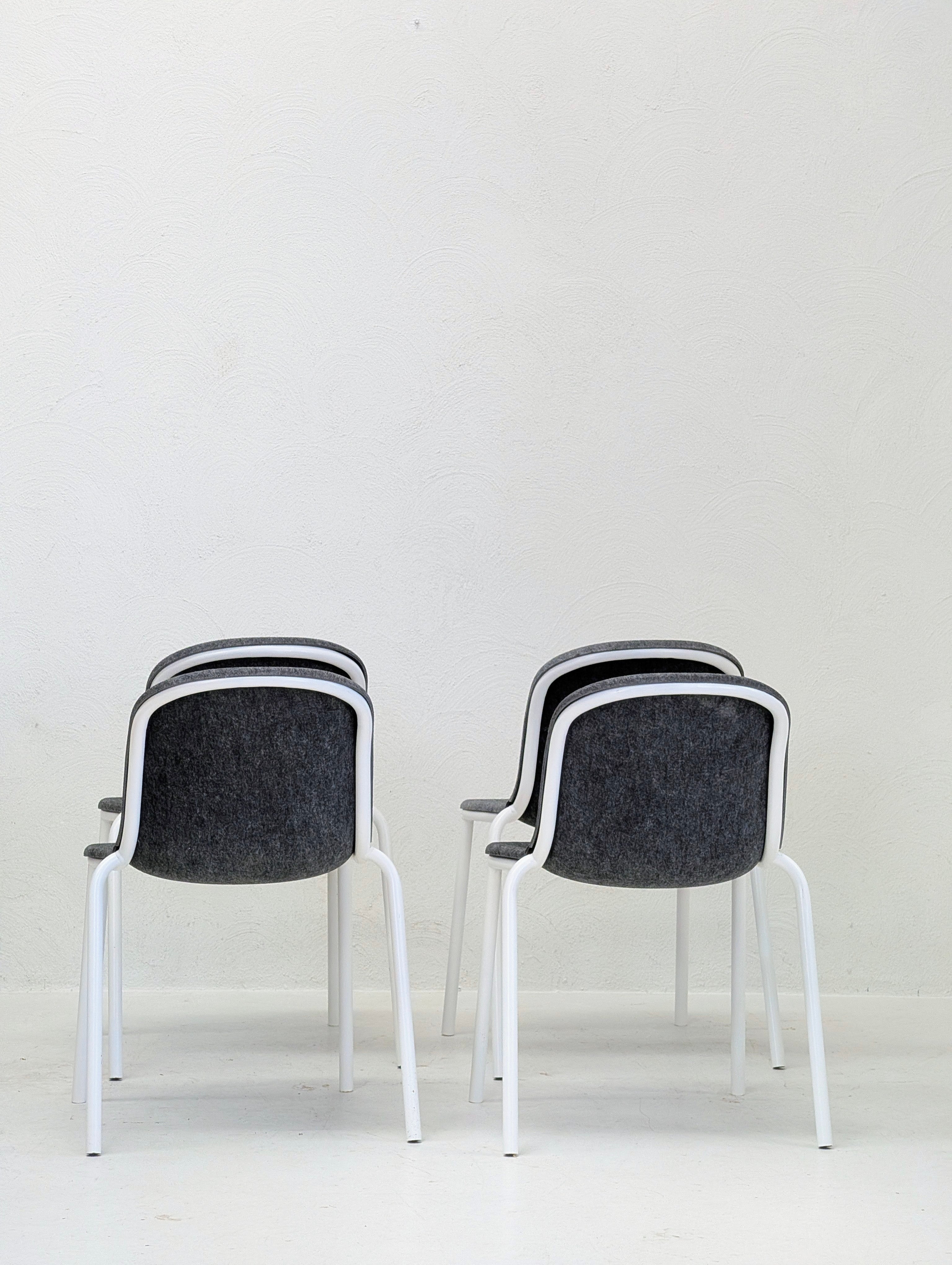De Vorm LJ2 PET Felt Stacking Chairs