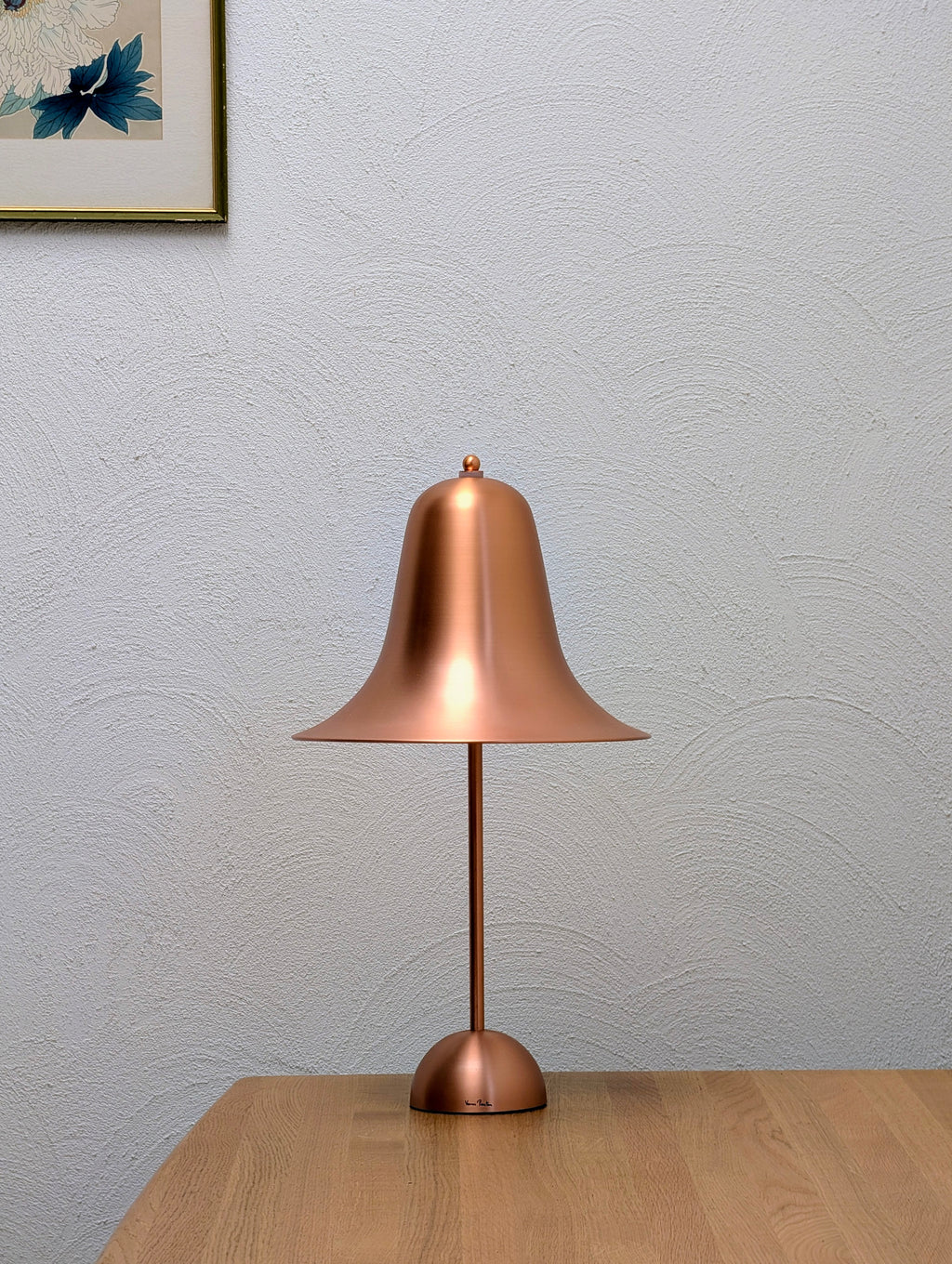 Verpan Pantop Table Lamp by Verner Panton – Brushed Copper