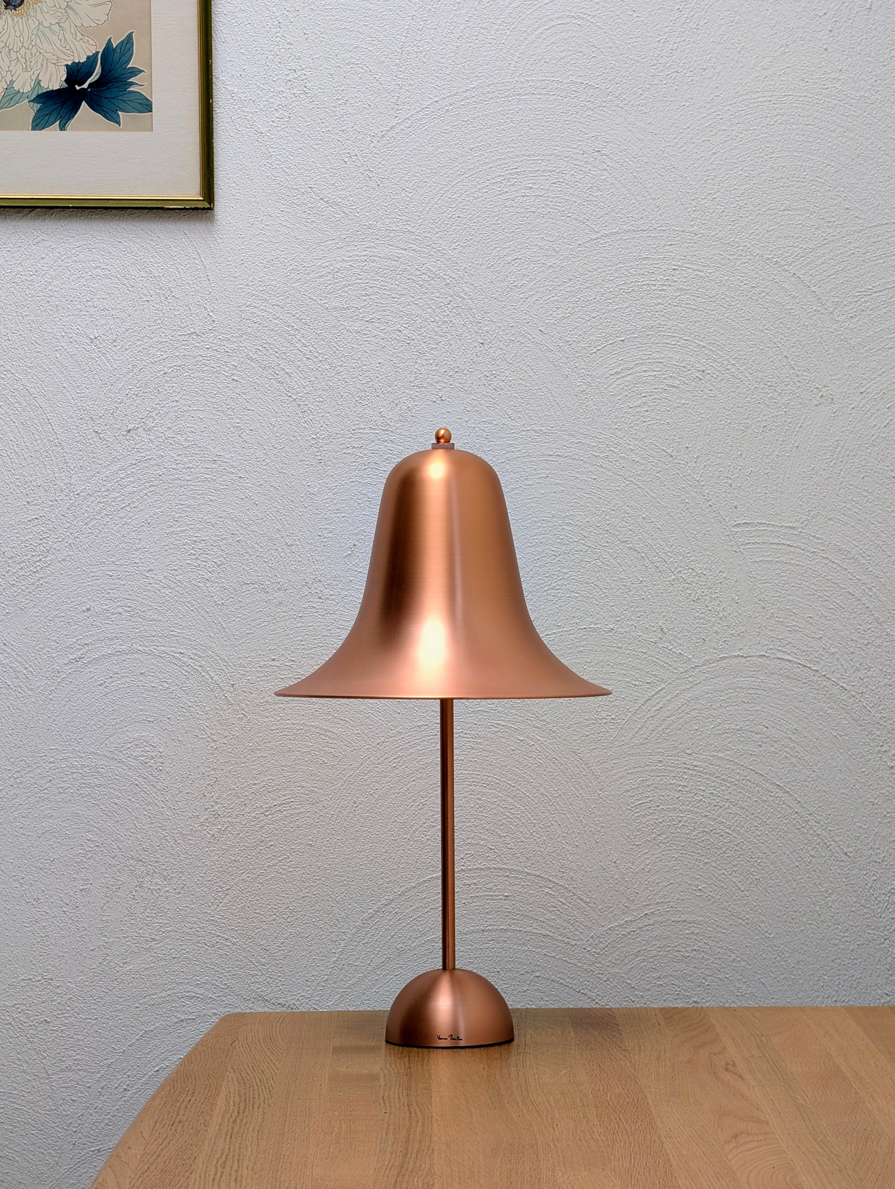 Verpan Pantop Table Lamp by Verner Panton – Brushed Copper