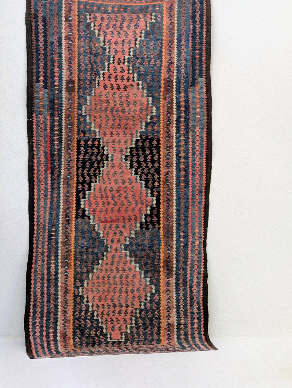 Vintage Cotton Kilim Runner