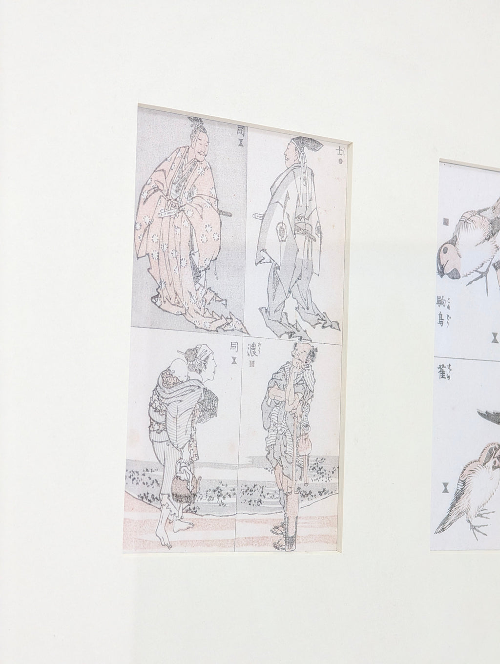 Original Katsushika Hokusai Triptych: "Life, Nature & Myth" (Manga Studies) | 19th Century