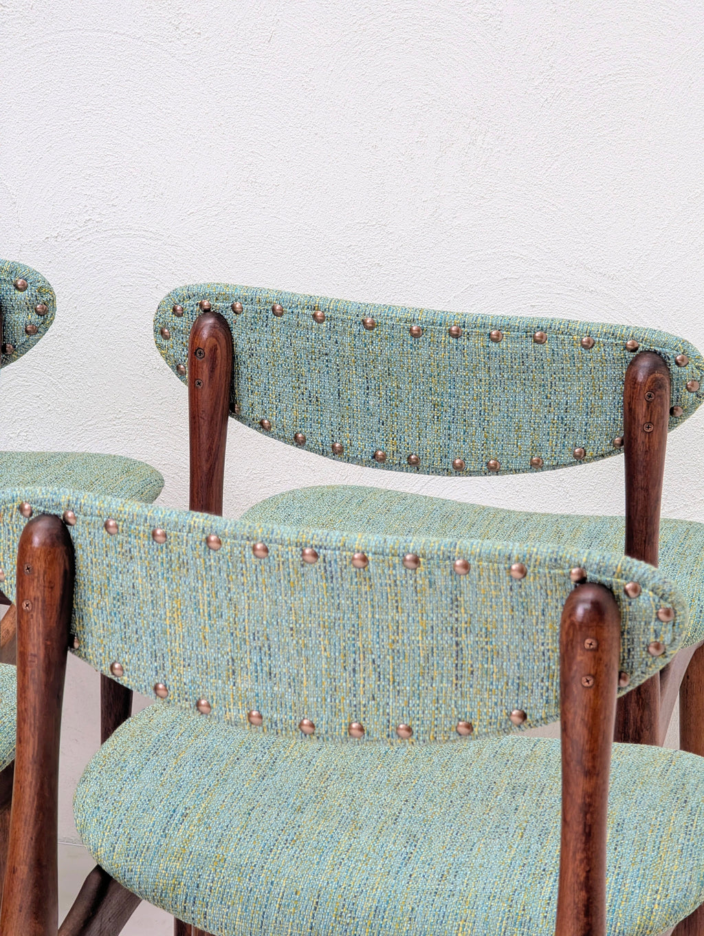 Chatley Matchstick Dining Chairs | Restored c1965 | Zepel FibreGuard