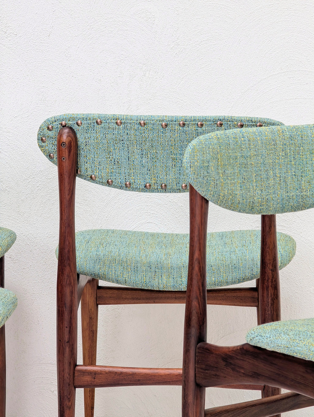 Chatley Matchstick Dining Chairs | Restored c1965 | Zepel FibreGuard