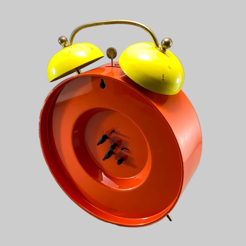 1970s West German Wedgefield | Oversized Retro Alarm Clock