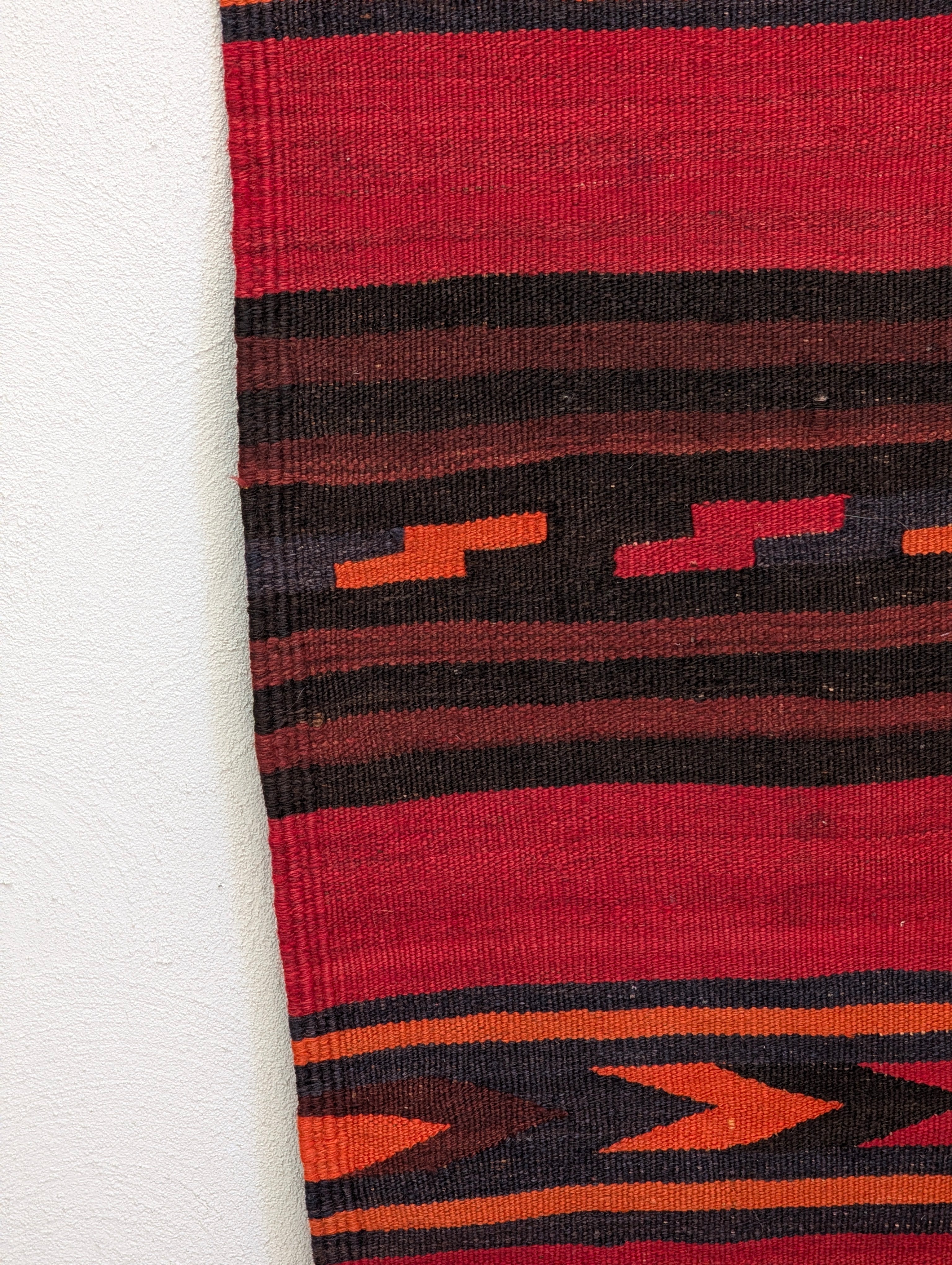 Vintage Persian Tribal Kilim Runner – 385cm