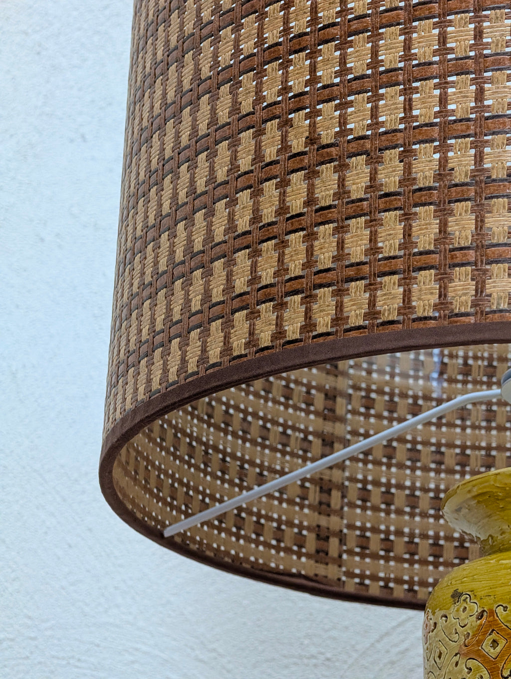 Bitossi Italy 'Spagnolo' Table Lamp with Hand Made Lampshade
