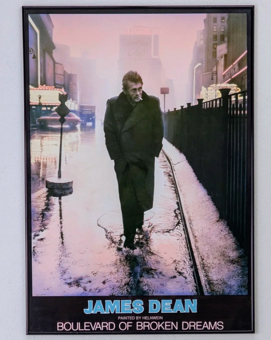 James Dean | Boulevard of Broken Dreams by Helnwein | 1987 Vintage Print