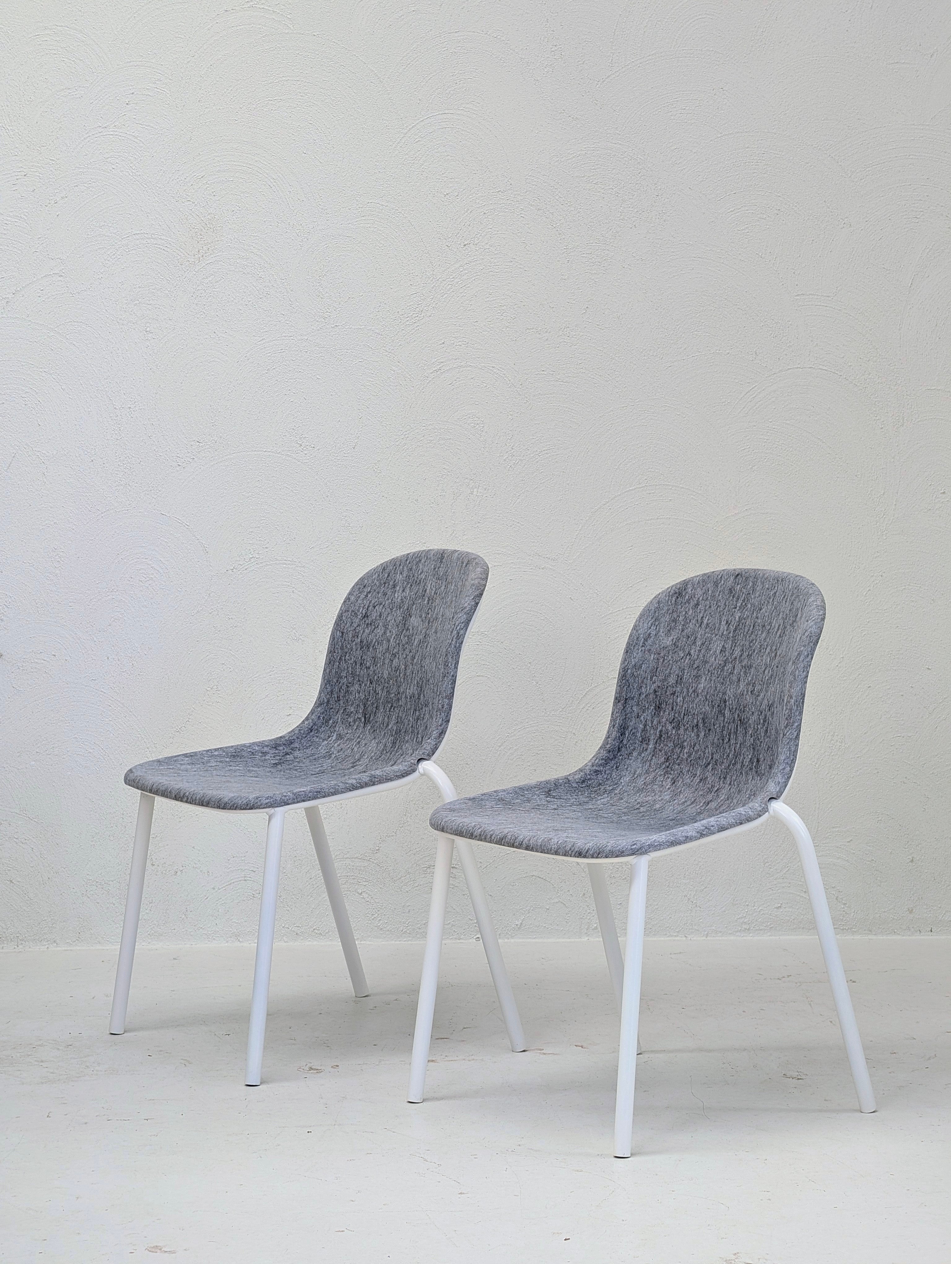 De Vorm LJ2 PET Felt Stacking Chairs