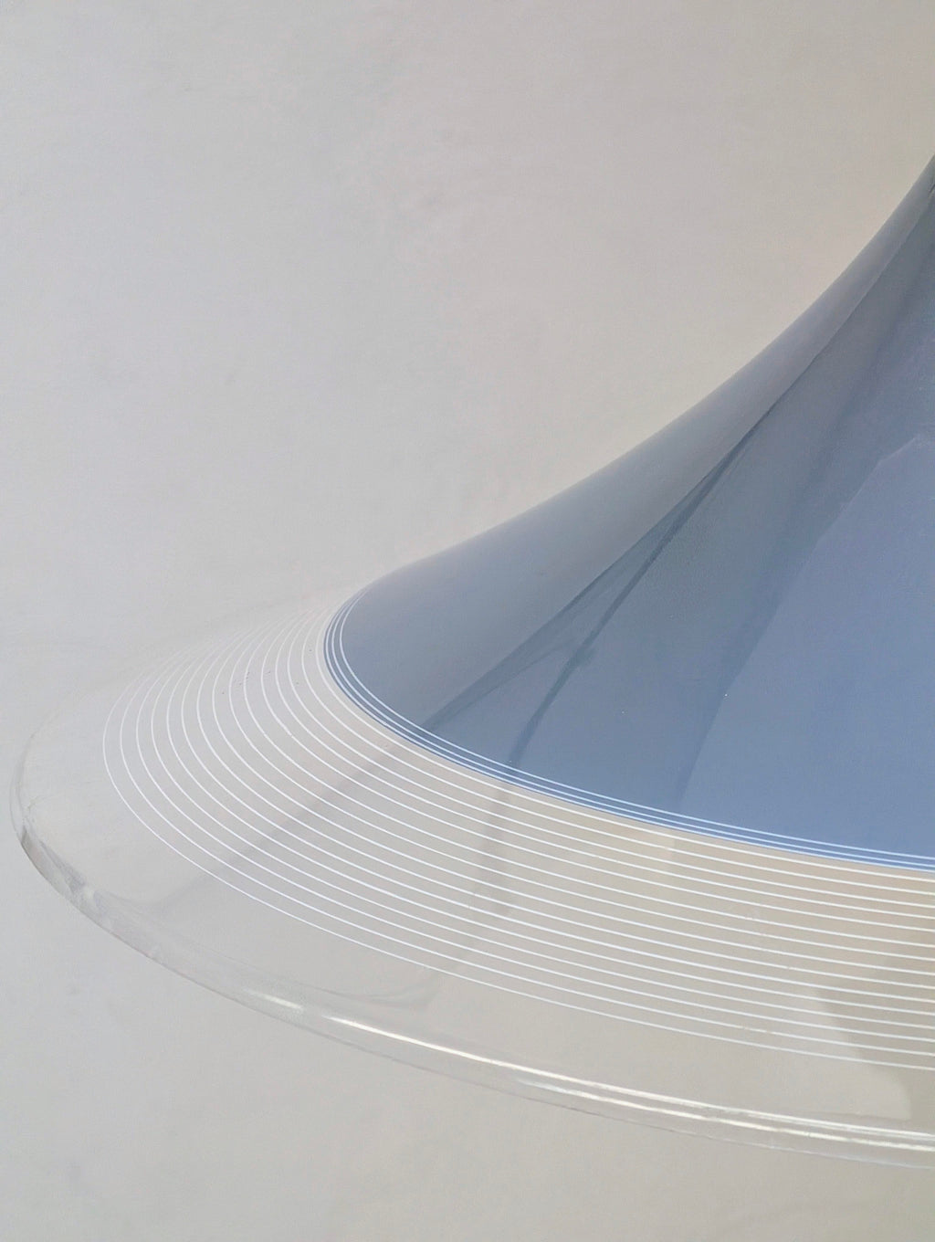 Meblo for Harvey Guzzini Blue 'Albatross' Pendant Light
