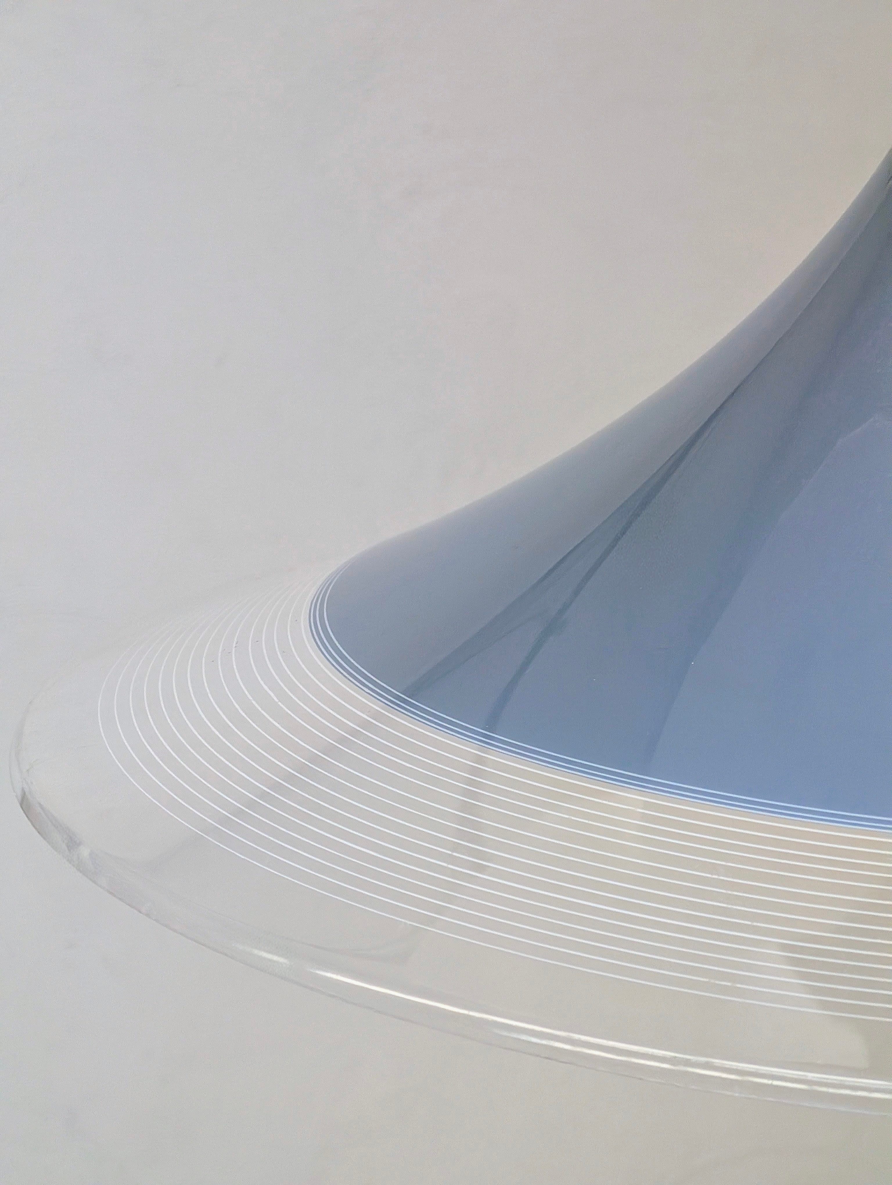 Meblo for Harvey Guzzini Blue 'Albatross' Pendant Light